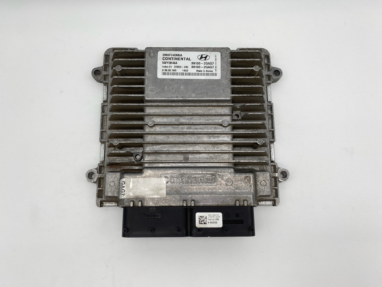 2013-2015 HYUNDAI SANTA FE 2.4L ENGINE COMPUTER CONTROL MODULE ECU 39130-2GAG7