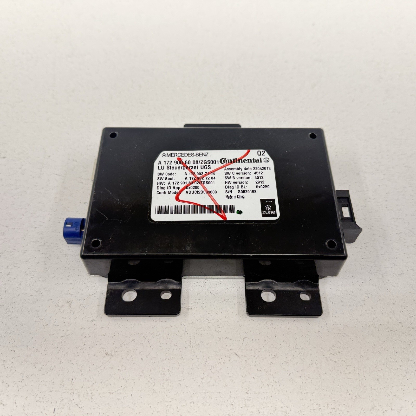 10-16 Mercedes W212 E350 Communication Interface Control Module 1729006008 OEM