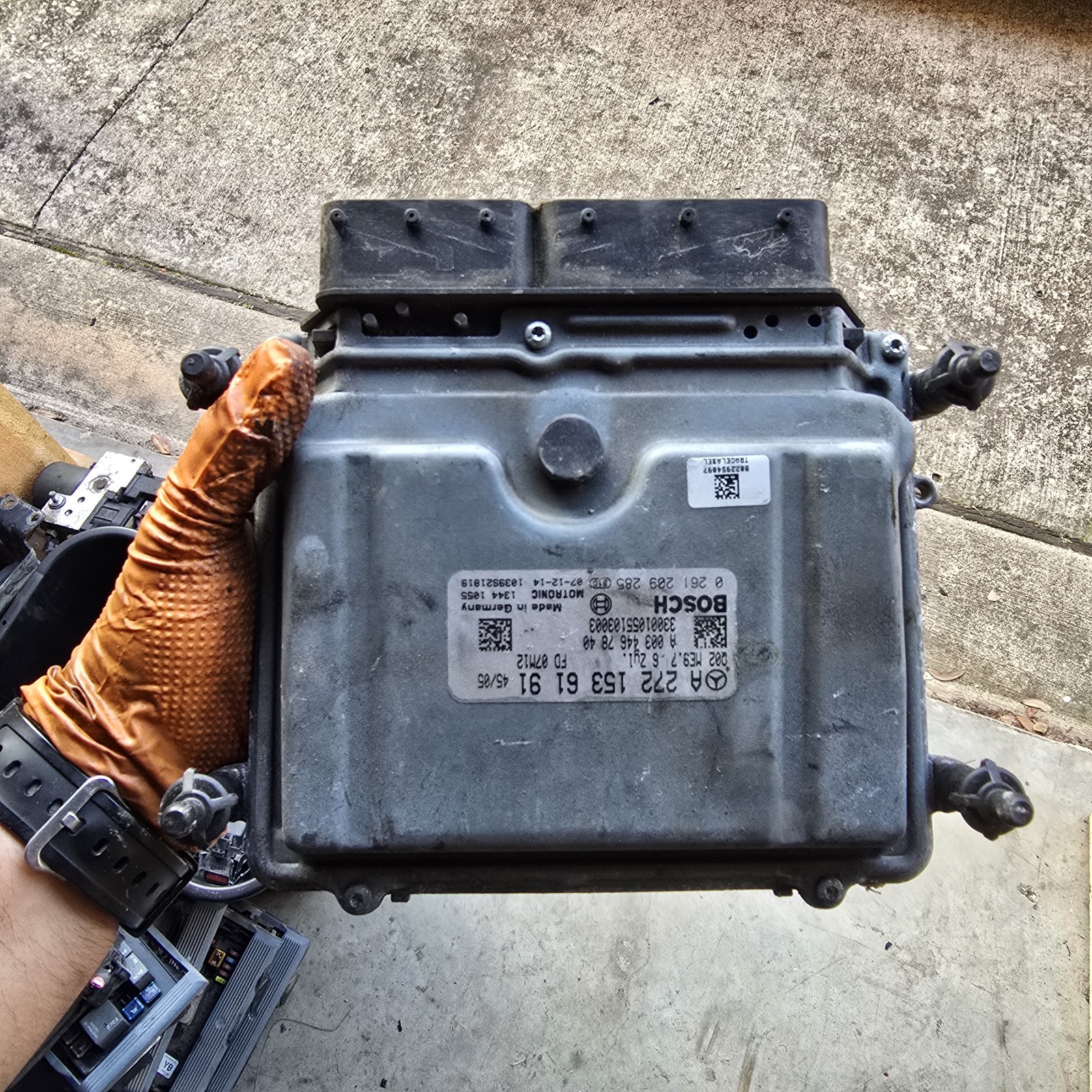 06-10 Mercedes M272 W251 W164 ML350 R350 ECU Engine Control Unit 2721536191 OEM