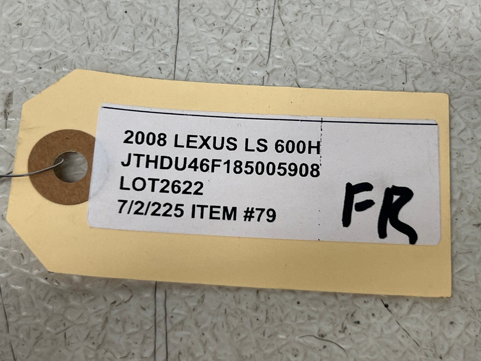 ⭐2008-2011 LEXUS LS600H FRONT RIGHT SUSPENSION CONTROL MODULE UNIT OEM LOT2622
