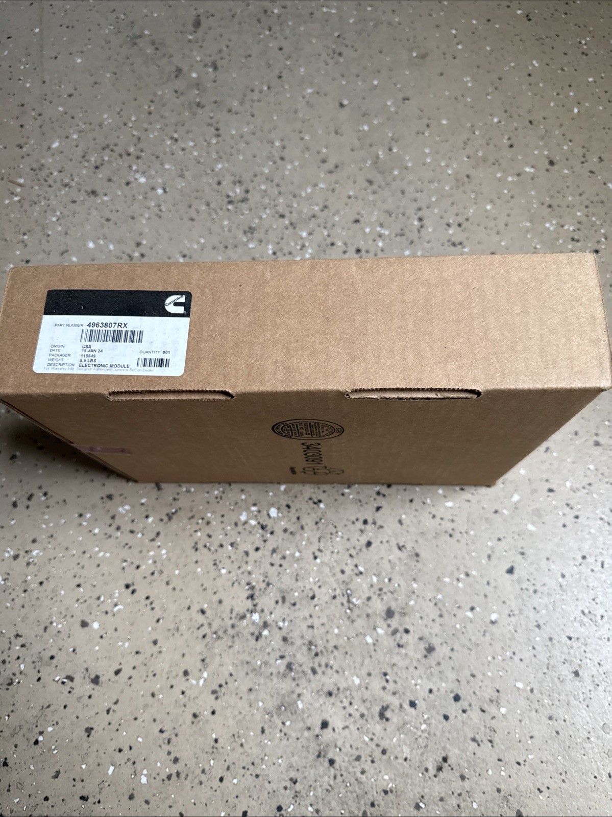 Original Cummins ecm ecu computer 4963807 4963807RX 4963808 ISM