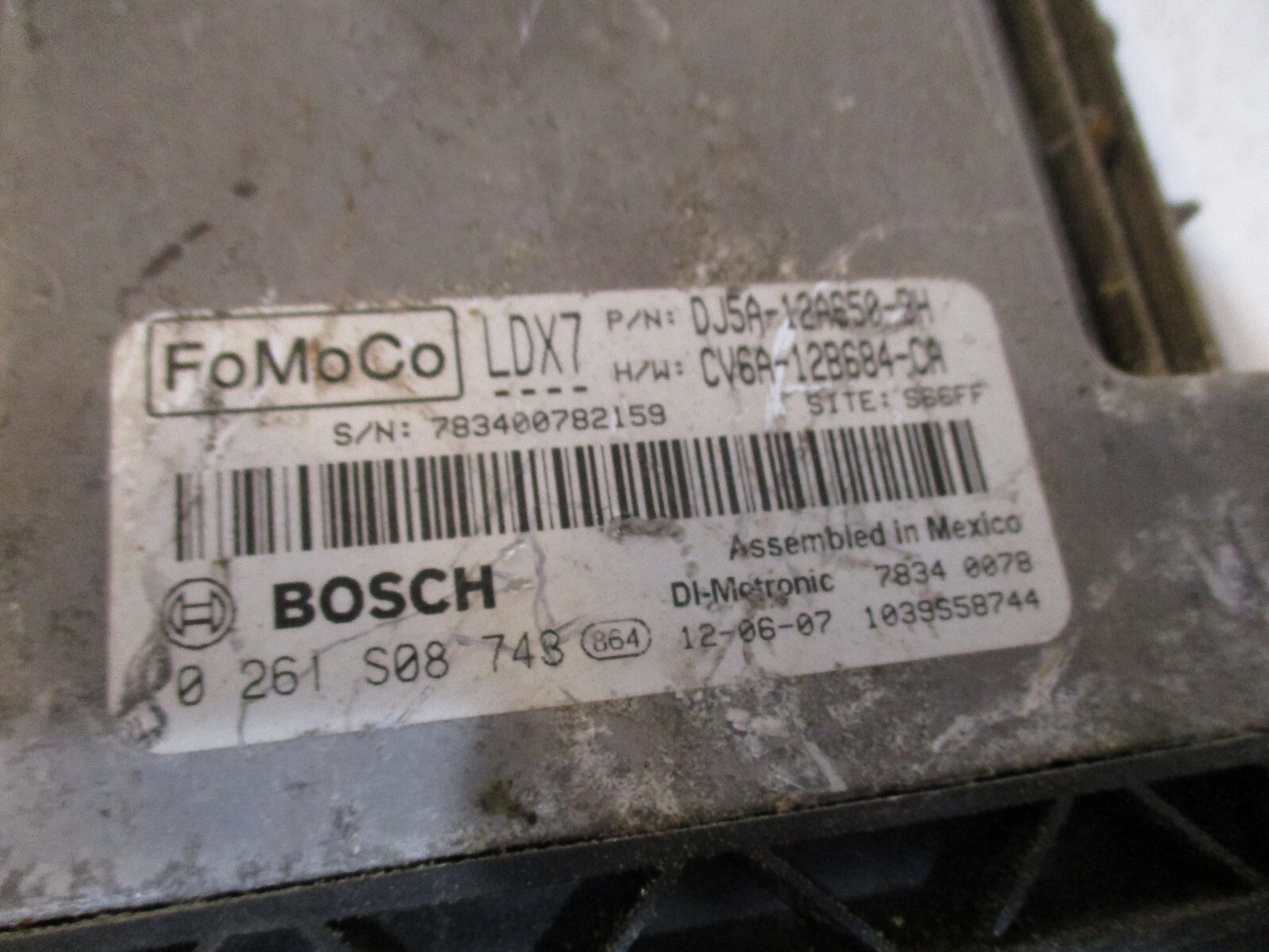 🥇 2013 FORD ESCAPE ECM ENGINE CONTROL MODULE COMPUTER PCM ECU POWER UNIT 1.6L