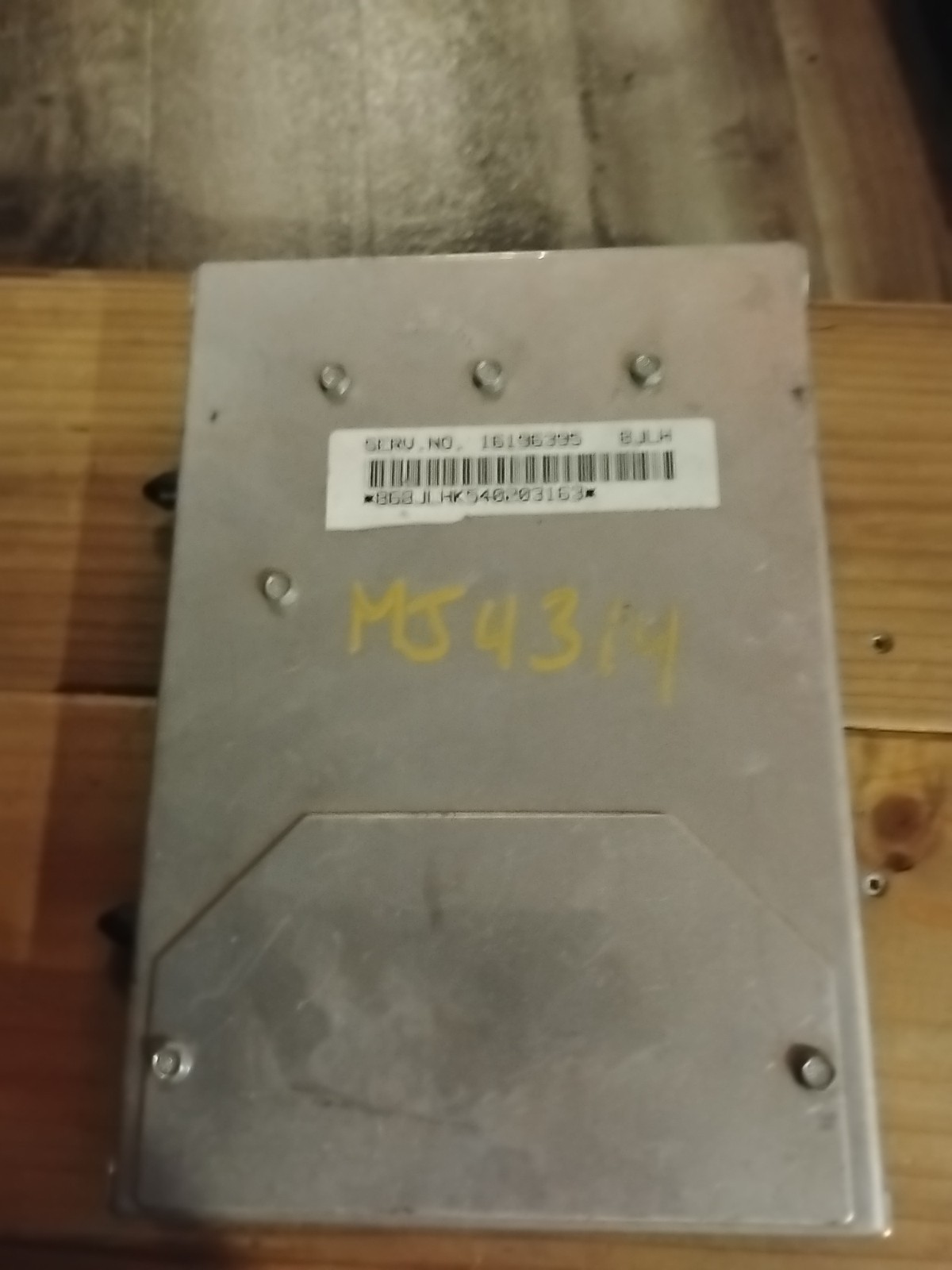 C1500 K1500 C2500 K2500 C3500 K3500 1994 Chevy ECM ECU Engine Computer 16196395