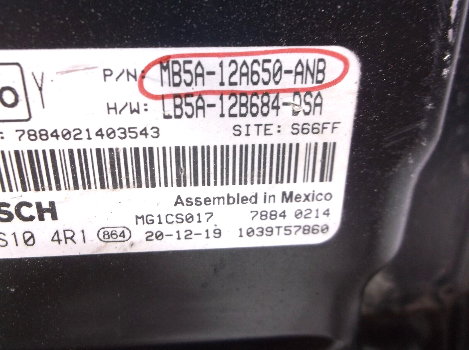 CONNECTORS.PLUGS.PIGTAILS FOR 20-24 FORD EXPLORER 2.3L/ ENGINE COMPUTER.ECU