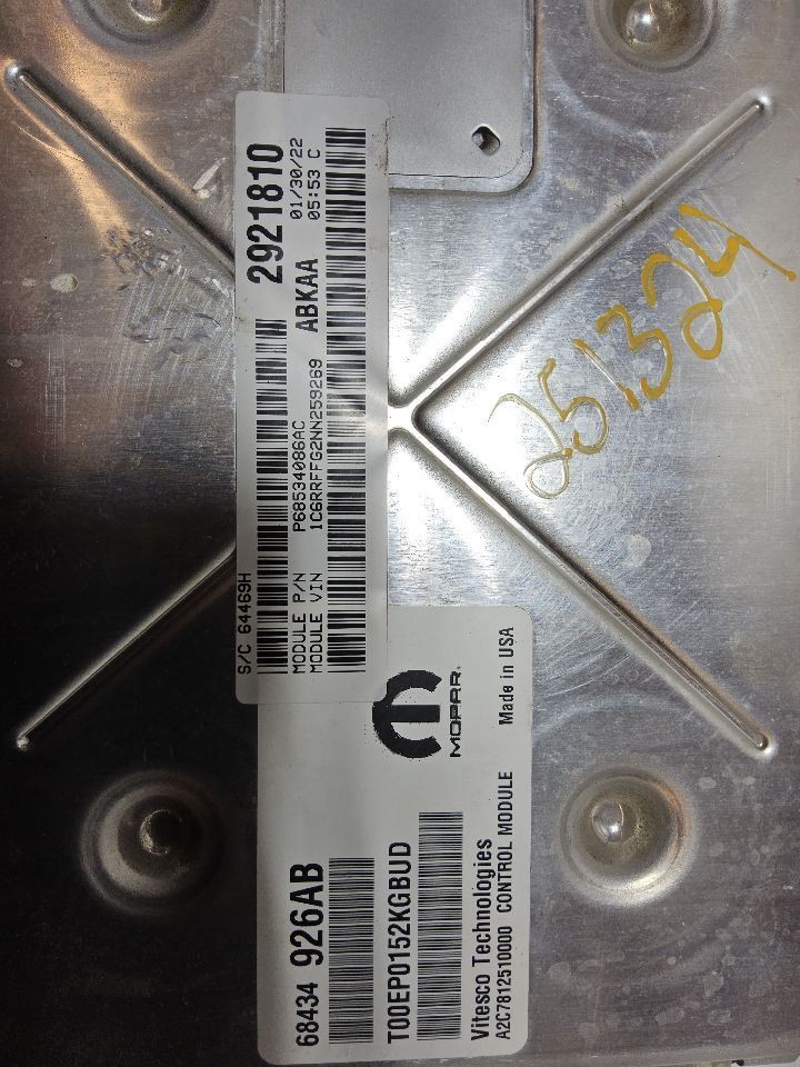 Engine ECM Electronic Control Module 3.6L Fits 20-24 DODGE 1500 PICKUP 3576680