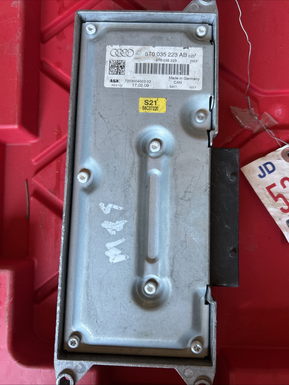 2009-2016 AUDI RADIO AMP AMPLIFIER 8r1-035-223-a