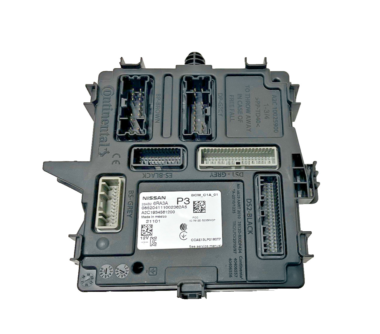 2021 Nissan Rogue Body Control Module 284B26RA3A OEM