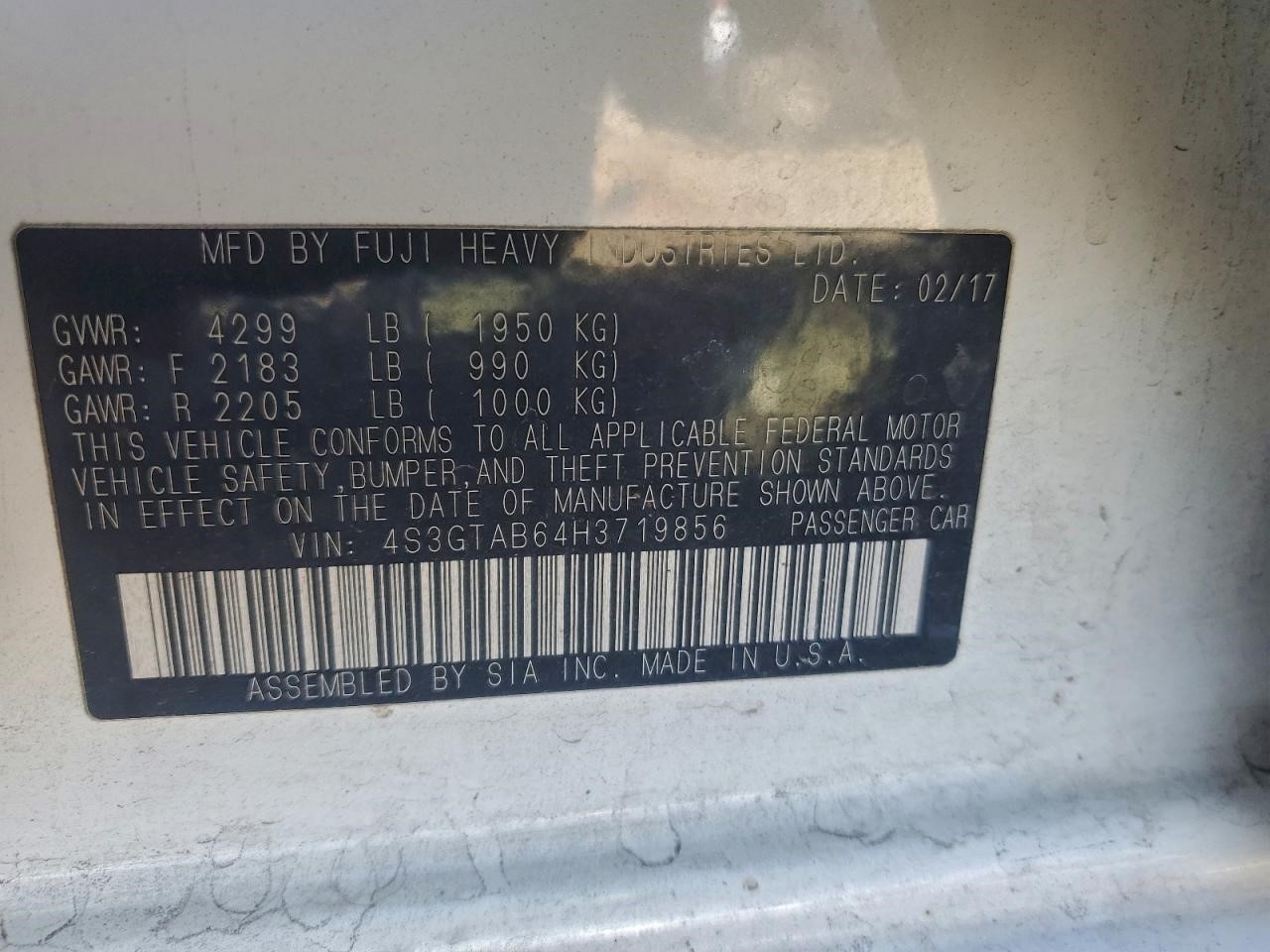 Used Engine Control Module (ECM) fits: 2017 Subaru Impreza Electronic Control Mo