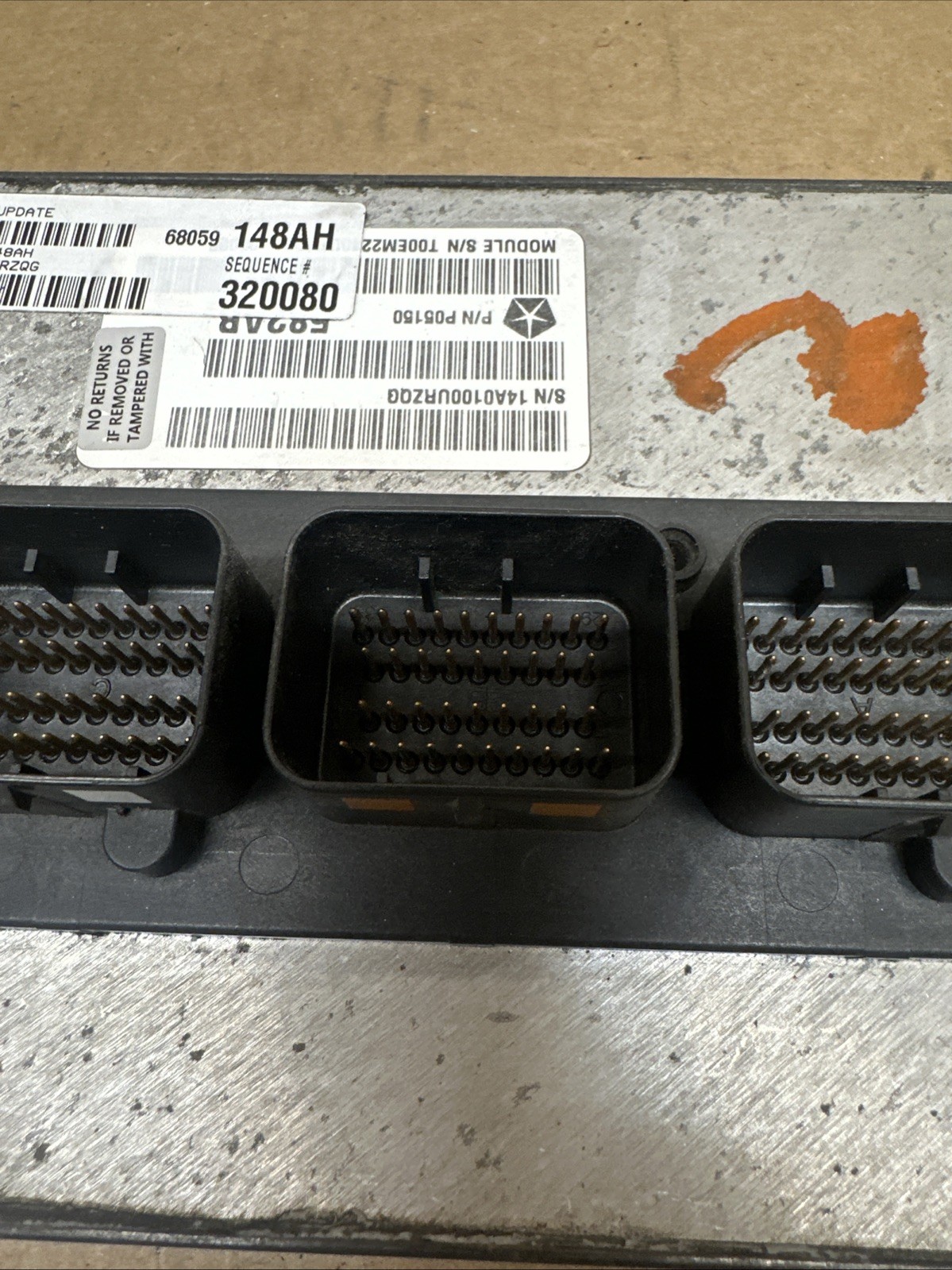 2011 Jeep Grand Cherokee 5.7L Engine Computer Module ECM ECU P68059148AH OEM
