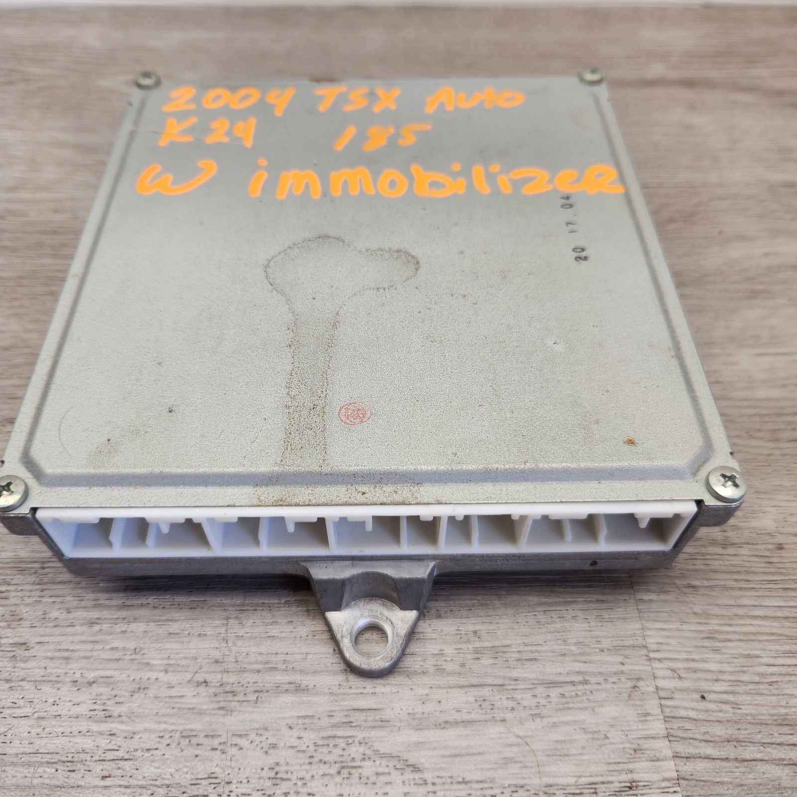 2004 04 Acura TSX AT ECU Engine Computer + Immobilizer /Key 37820-RBB-A55 Tested