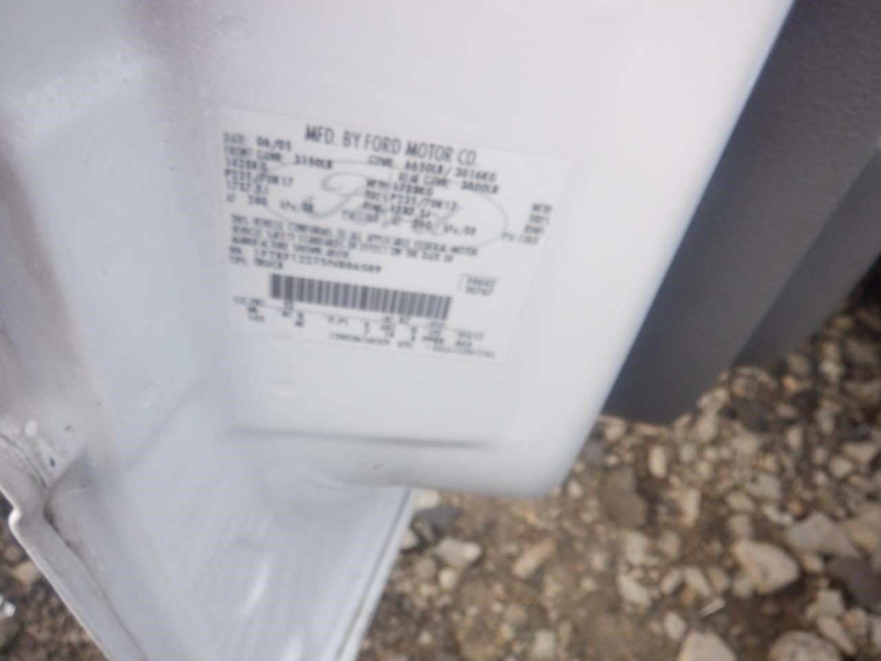 Chassis ECM Fuel Pump Frame Mounted Fits 04-08 FORD F150 PICKUP 31015869