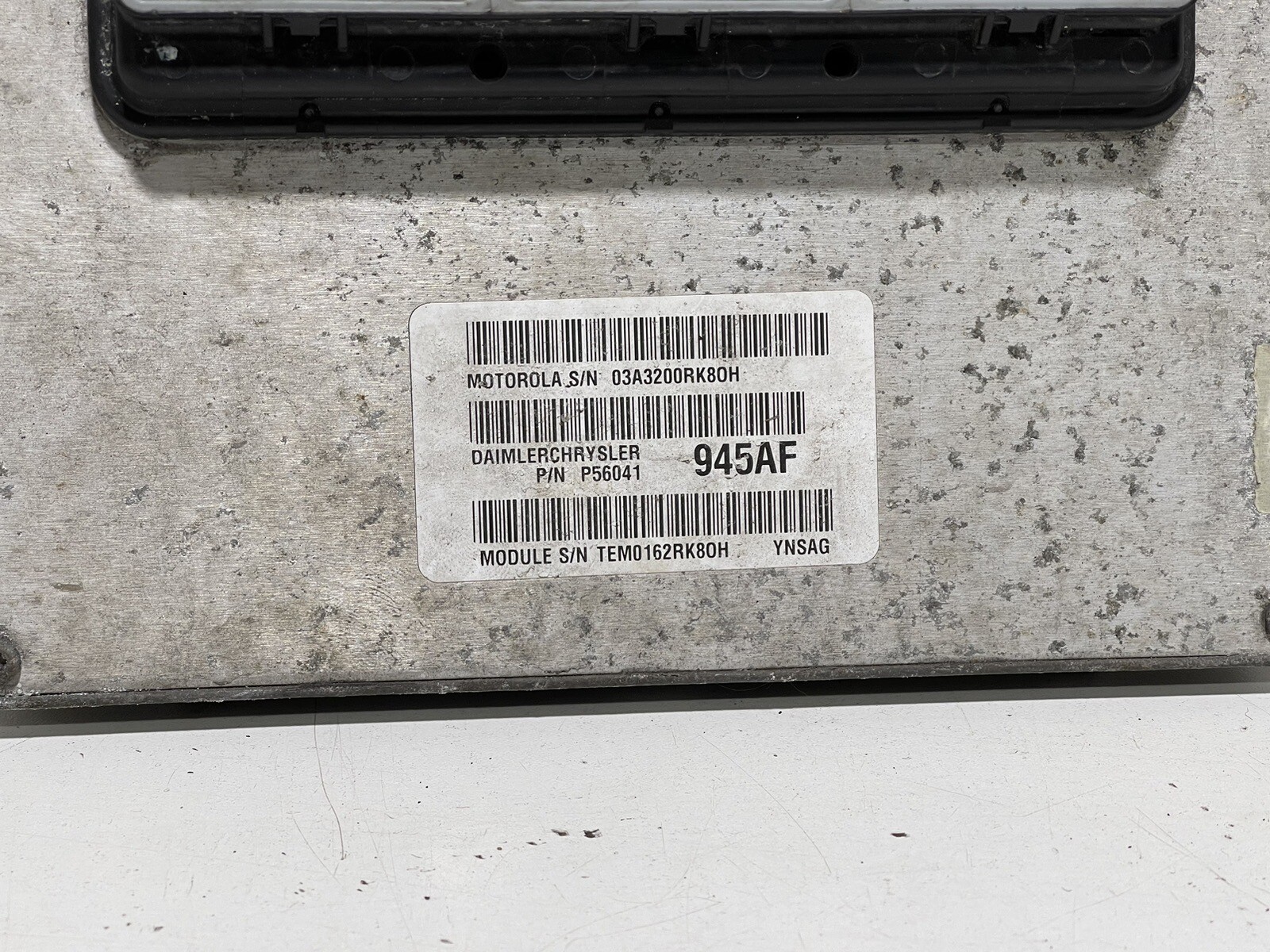02 Jeep Wrangler TJ Engine Computer ECU ECM PCM 4.0L 5-Spd P56041945AF NON SKIM