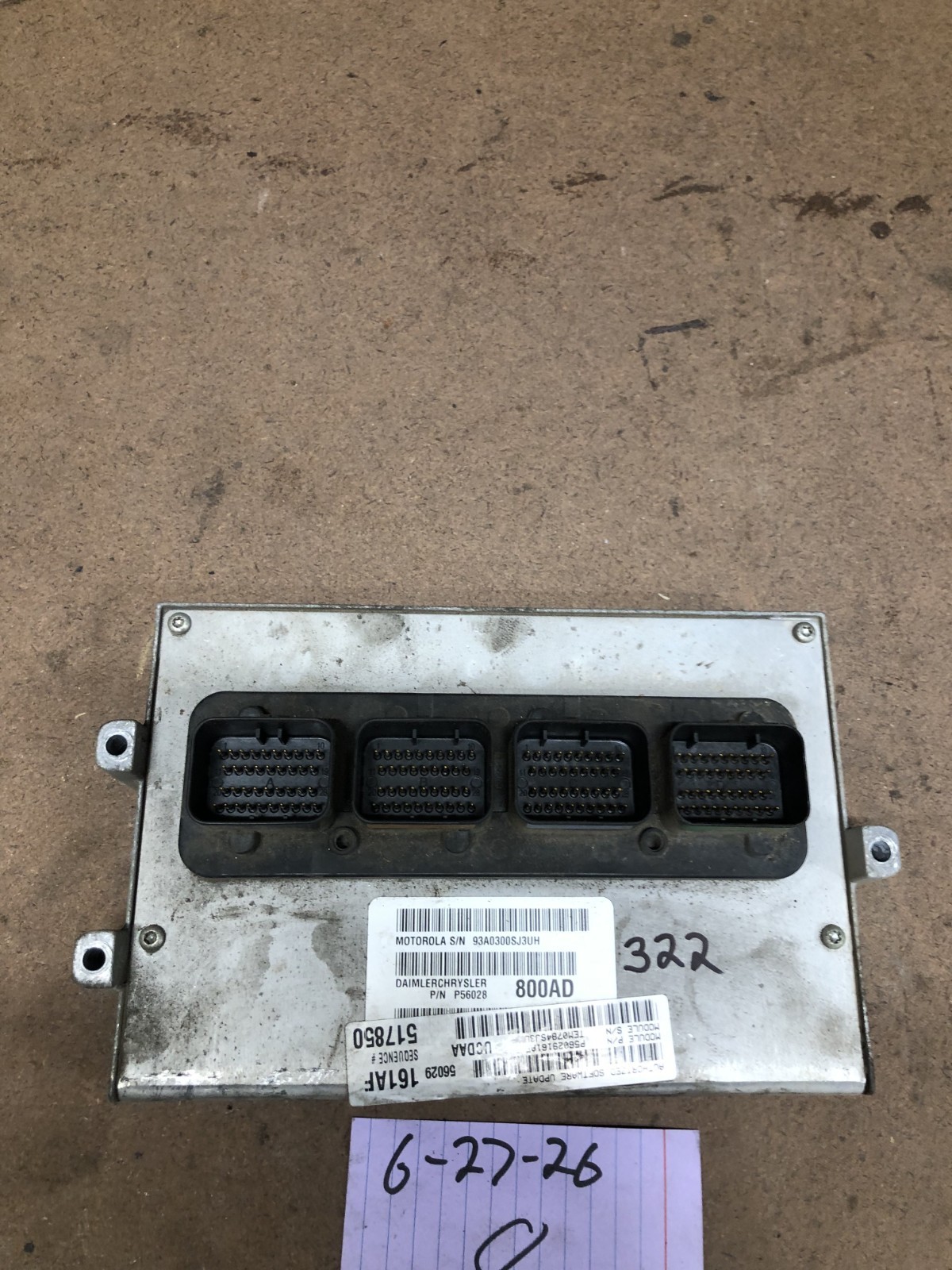 2004 Dodge Ram Engine Control Module Computer ECU ECM PCM OEM P56029161AF