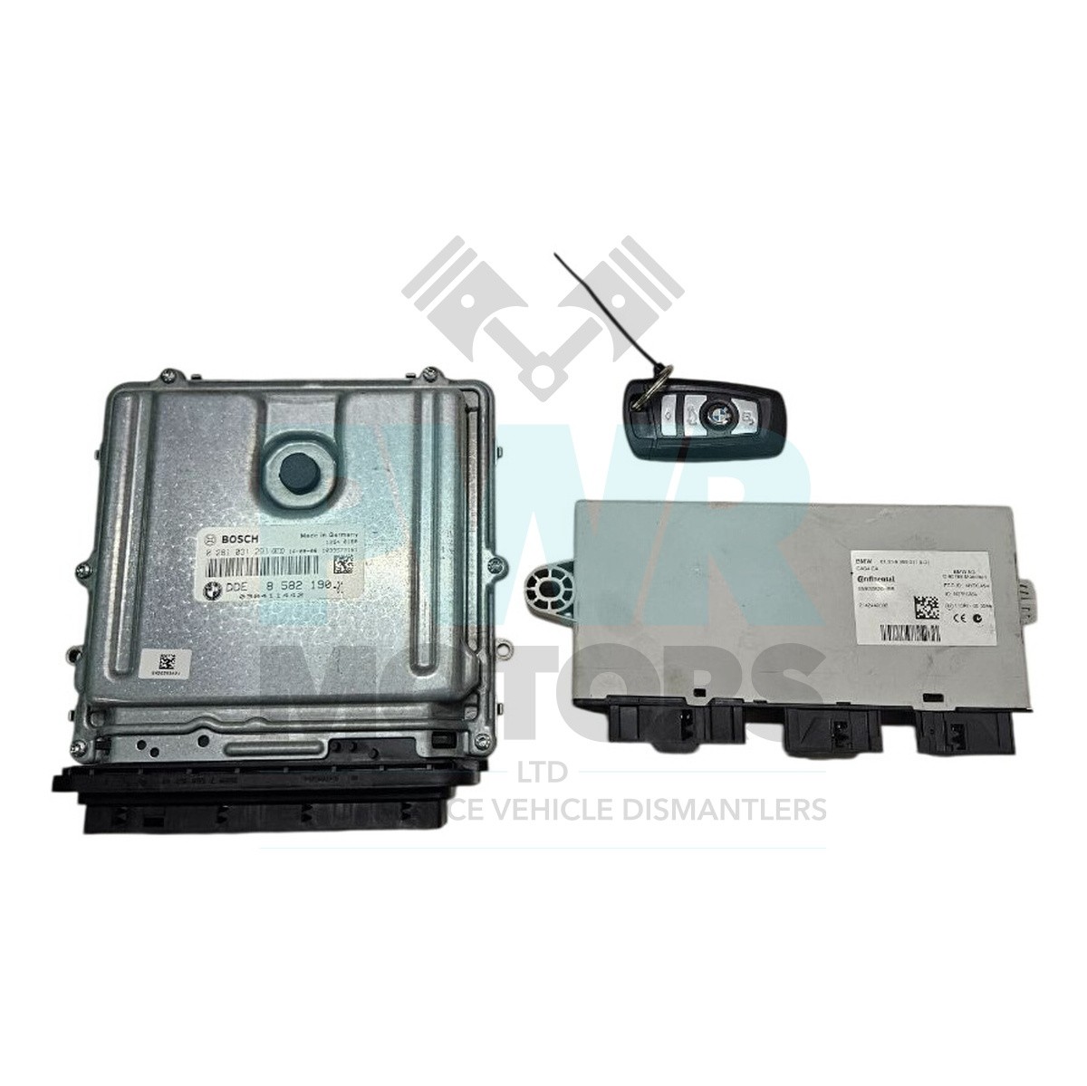 BMW 5 Series F10 ECU Kit CAS4 With Key N57 535d 8582190