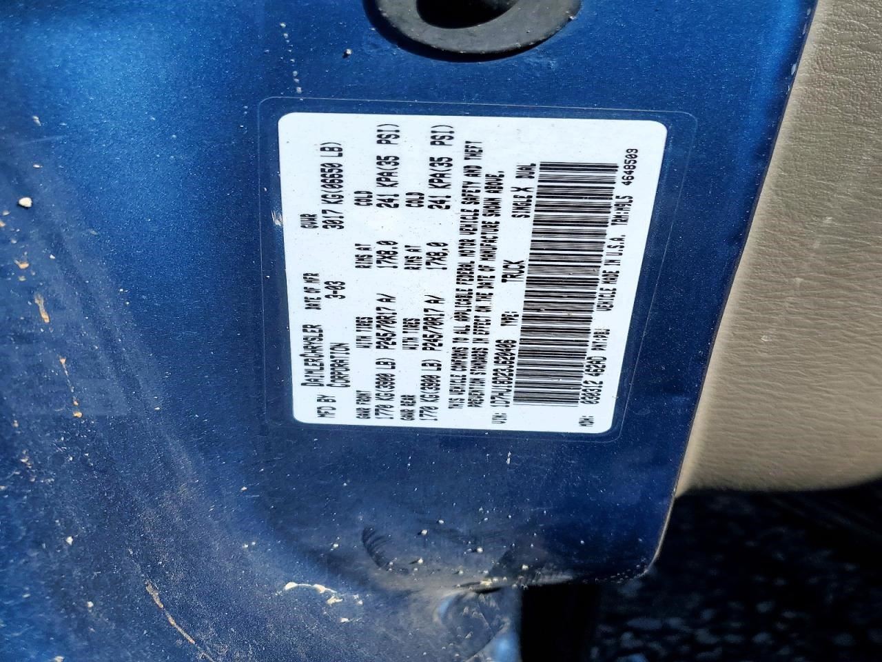 Chassis ECM Transmission Fits 03 DODGE 1500 PICKUP 32777162