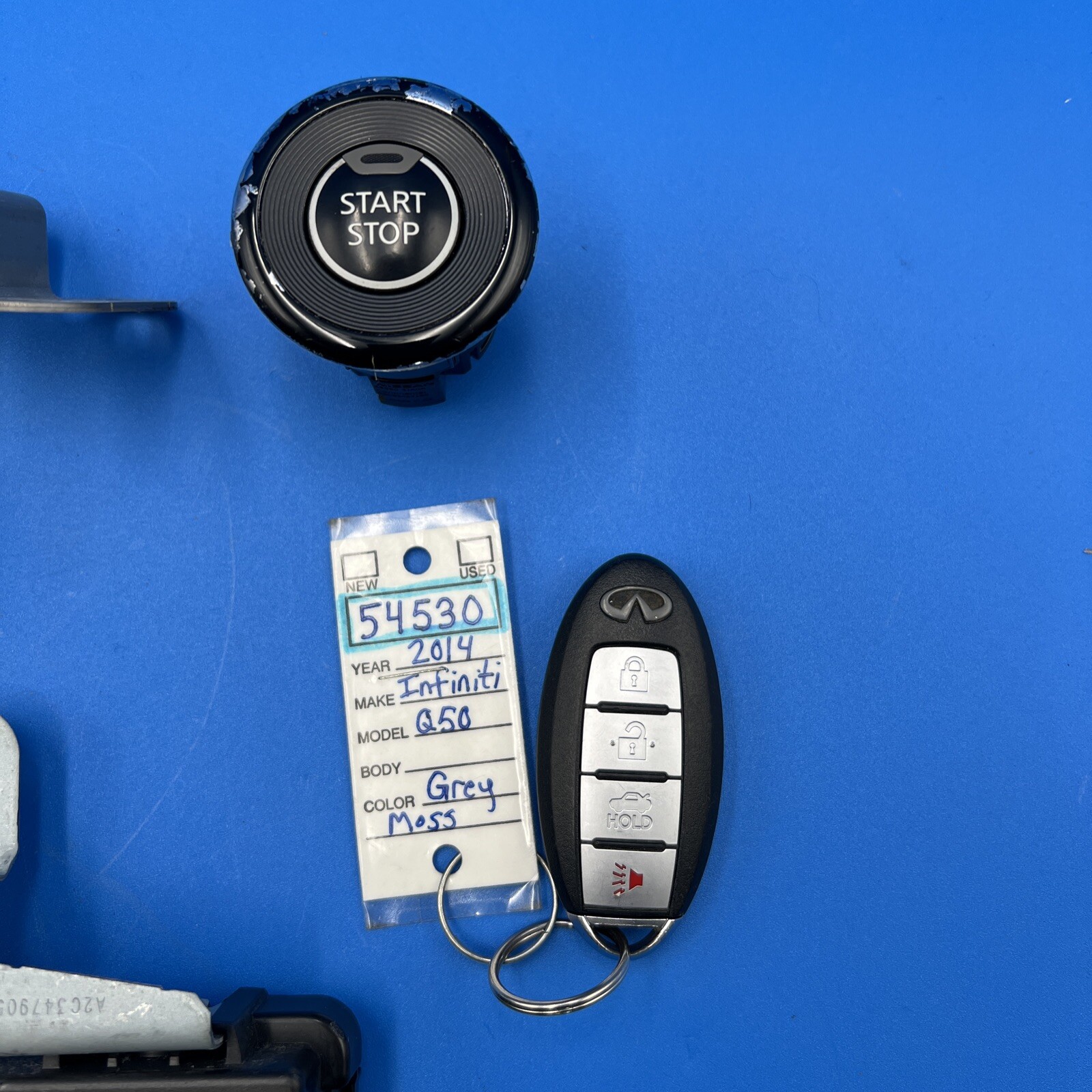 14-17 INFINITI Q50 HYBRID – ECU ECM ENGINE CONTROL UNIT MODULE Key Set OEM