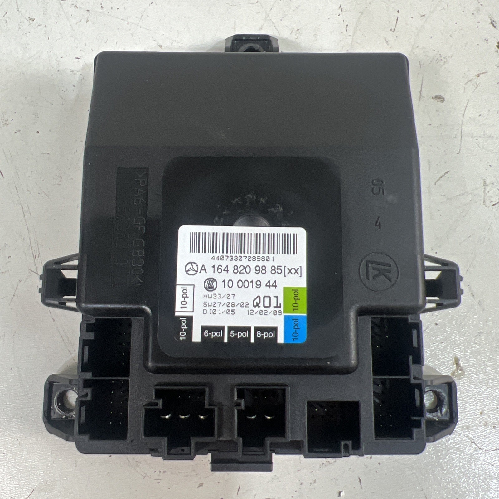 06-12 Mercedes X164 W164 W251 FRONT RIGHT DOOR CONTROL MODULE OEM A1648209885
