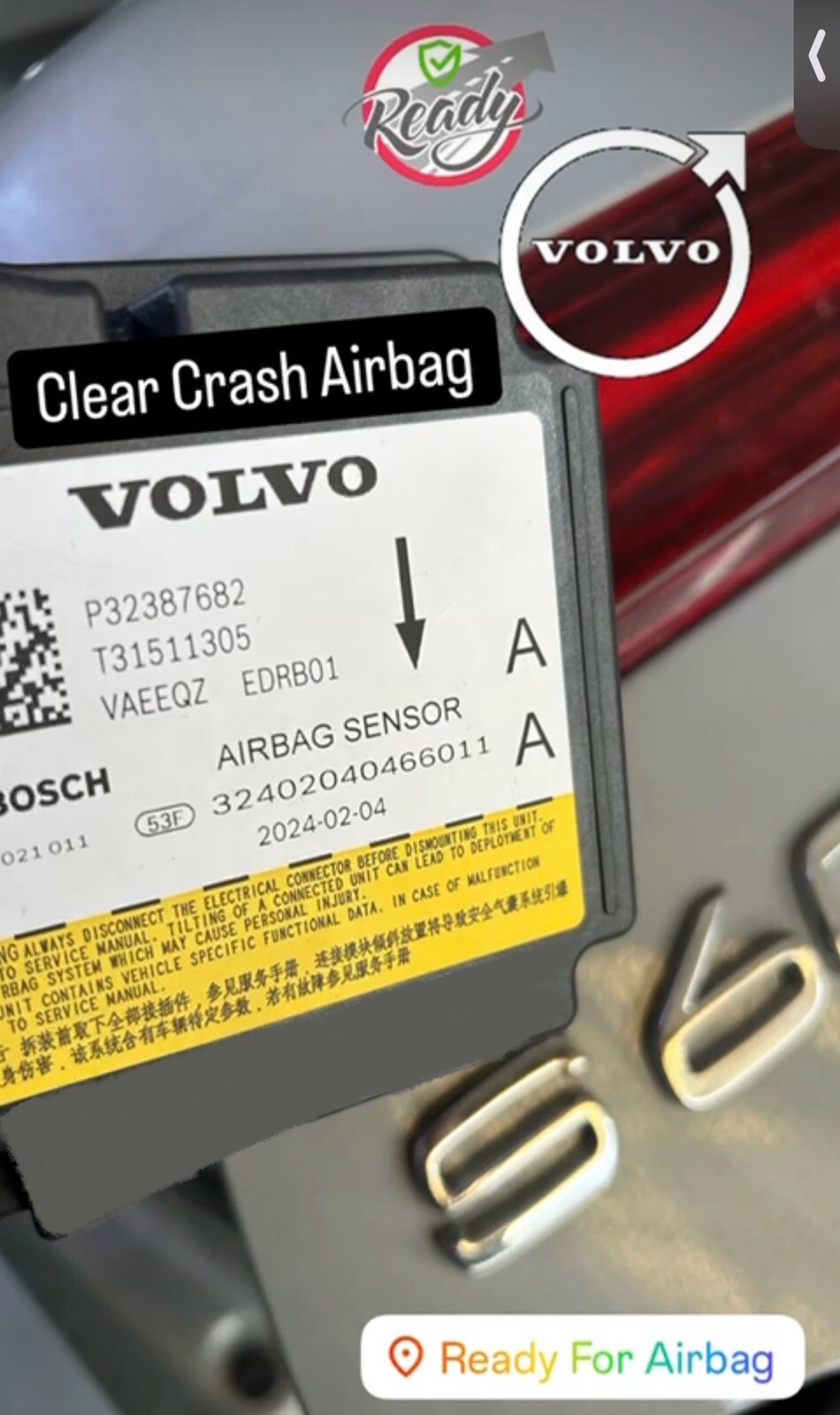 Clear crash. In the module