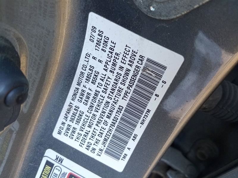 Engine ECM Electronic Control Module Gasoline EX Fits 10 INSIGHT 157482