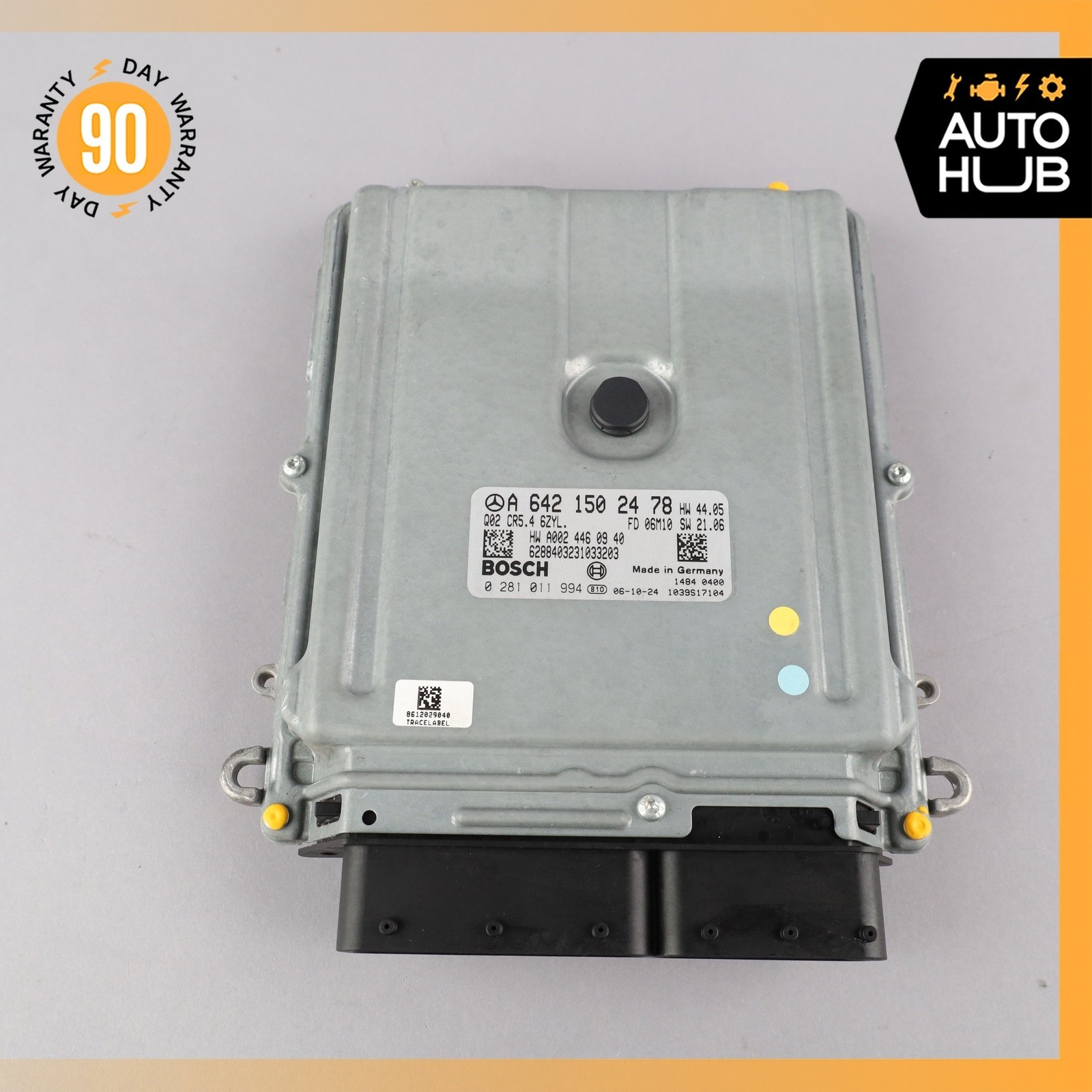 07-08 Mercedes W211 E320 BlueTec Diesel ECU Engine Control Module Unit OEM