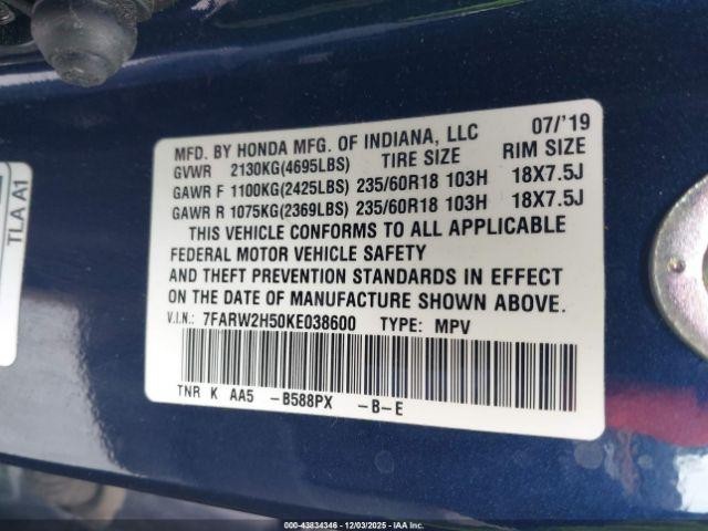 Used Engine Control Module (ECM) fits: 2019 Honda Cr-v Electronic Control Module