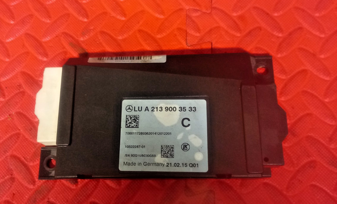 2017-22 MERCEDES C CLASS W205 IGNITION STRAT SWITCH CONTROL UNIT A2139003533