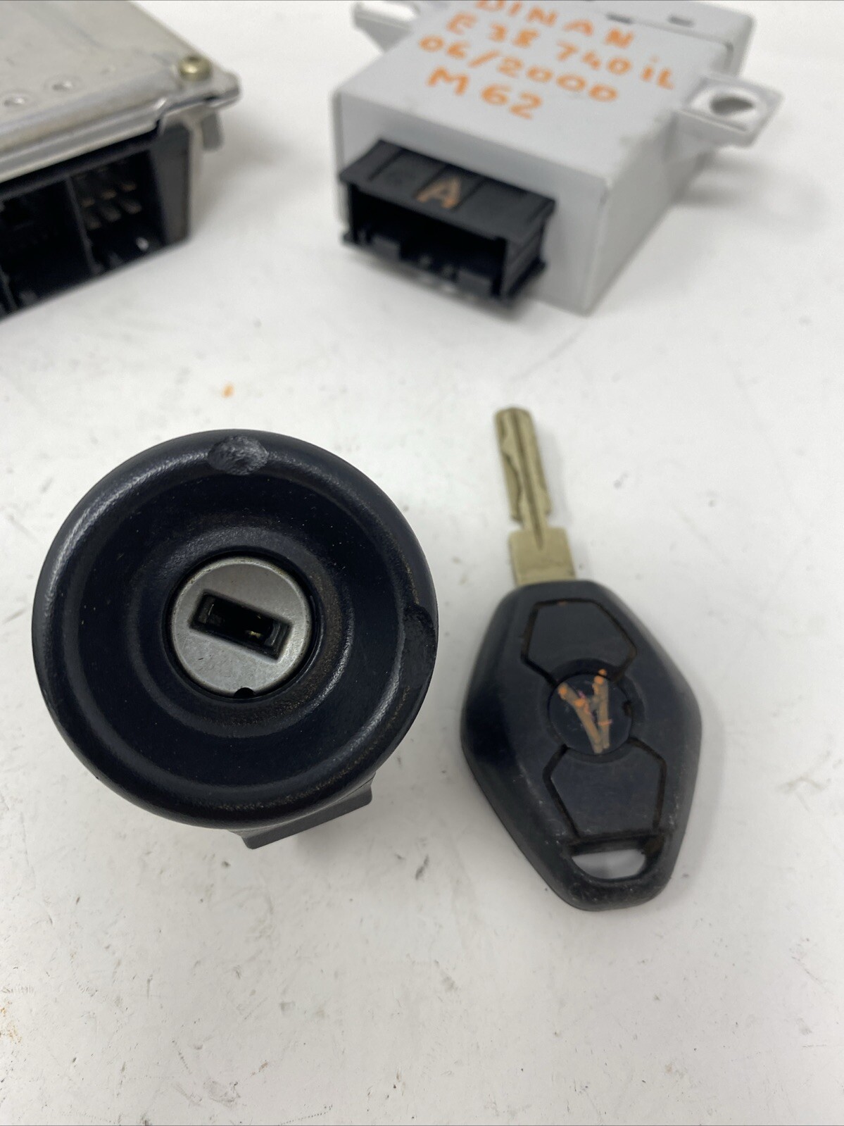 BMW E38 M62 740il DINAN ENGINE CONTROL UNIT DME ECU EWS IGNITION KEY LOCK