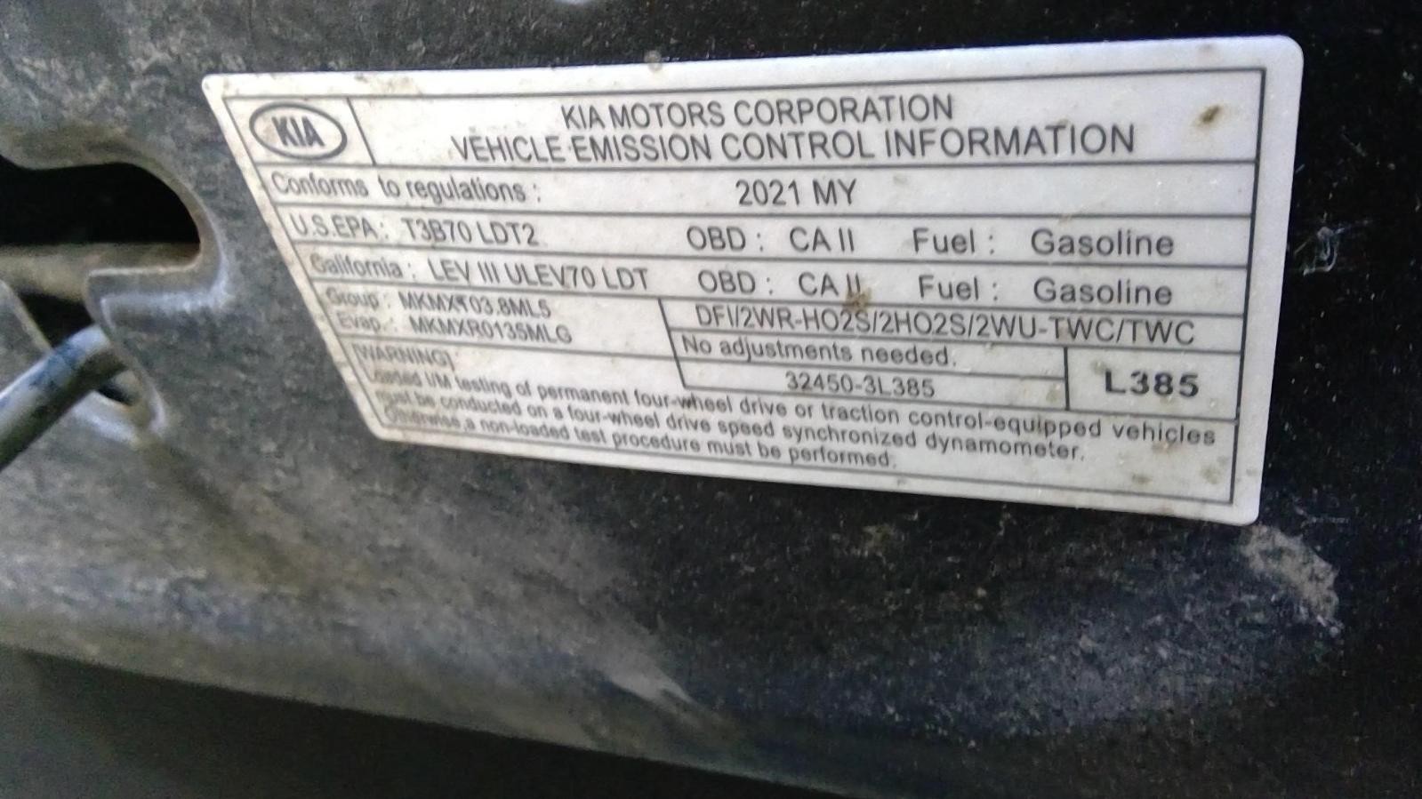 Used Engine Control Module (ECM) fits: 2021 Kia Telluride Electronic Control Mod
