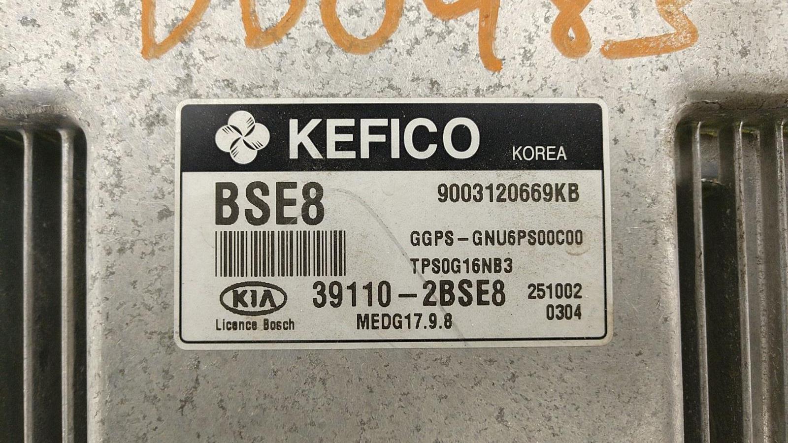 OEM Engine Computer ECU Ecm For Soul Comm ECU 391102BSE8