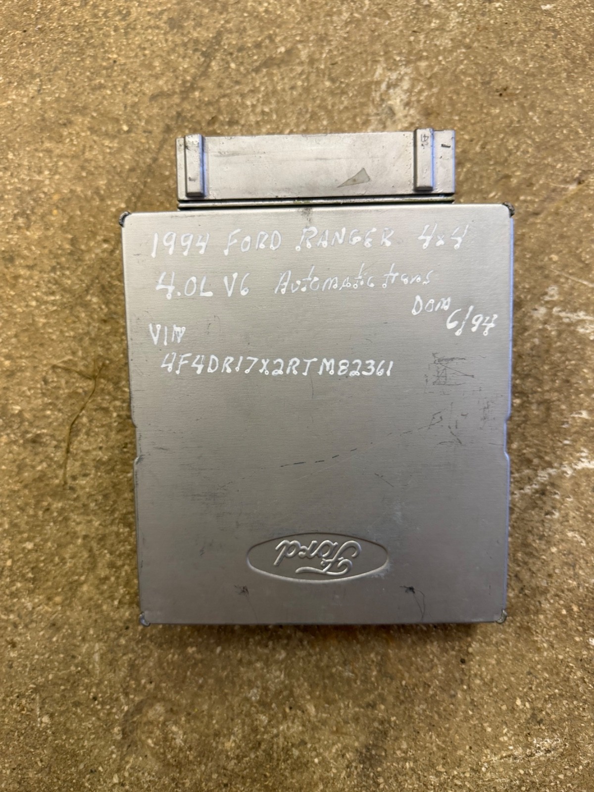 1994 FORD RANGER 4.0L 4X4 “AUTOMATIC” COMPUTER ECM ECU PCM MODULE UNKNOWN# Reman