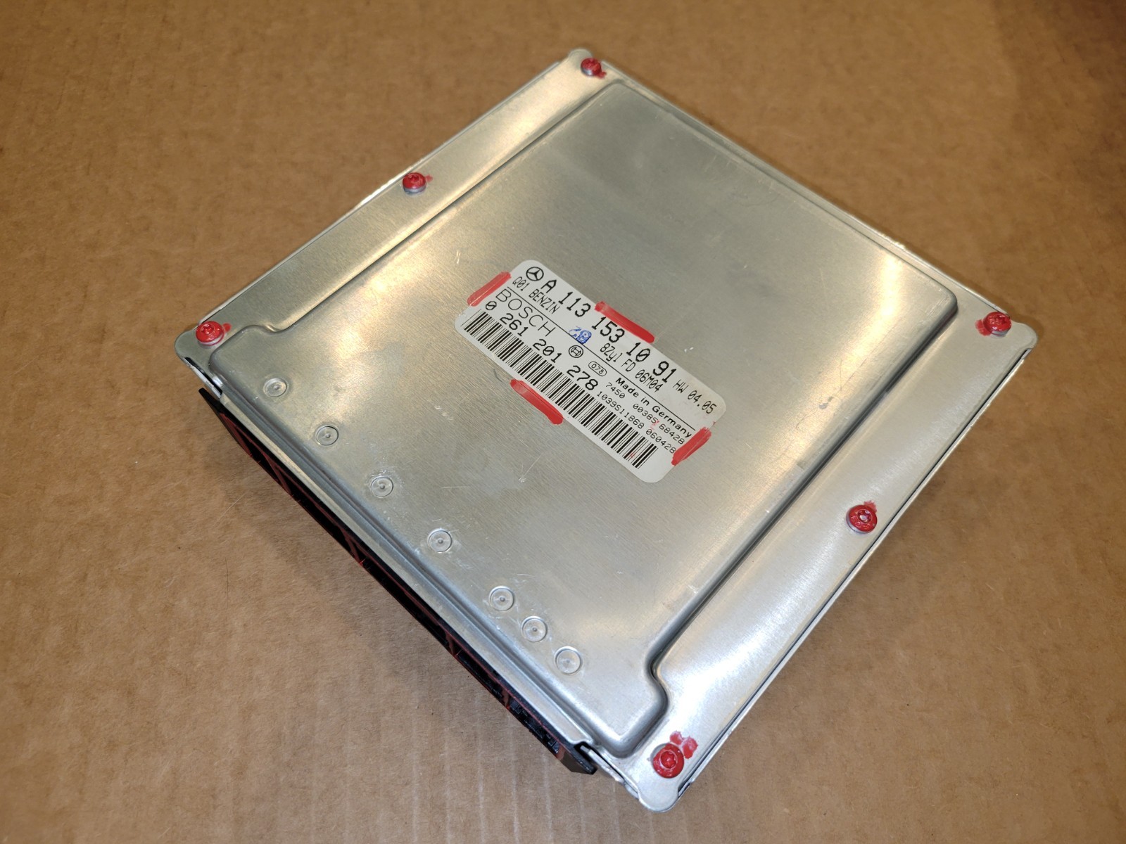 03-06 MERCEDES R230 SL500 CLK500 ML500 ENGINE CONTROL COMPUTER MODULE ECU ECM