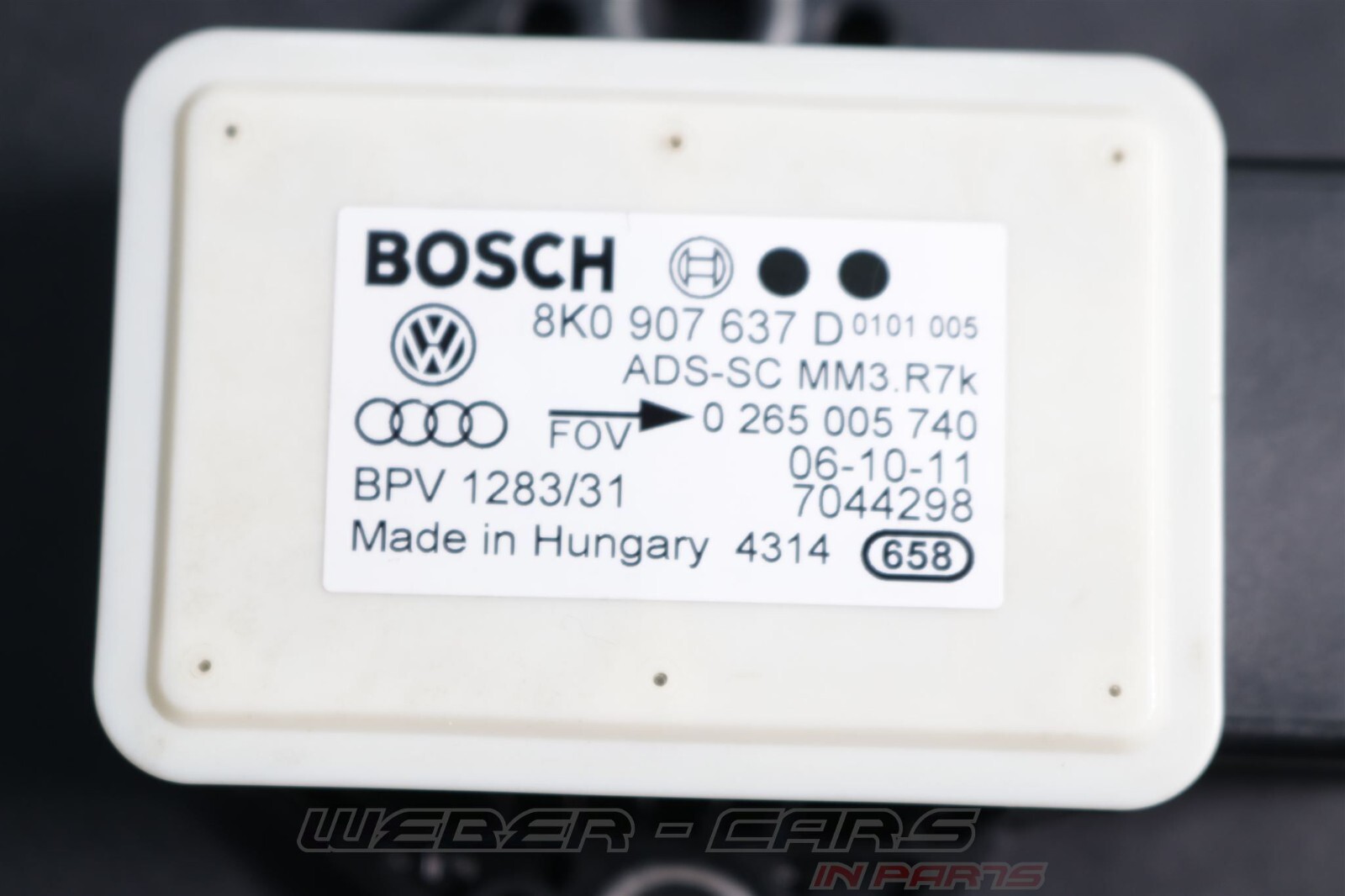 ABS Esp Rate Sensor 8K0907637D for Drive Select OEM RS4 8K RS5 8T 8F 21km