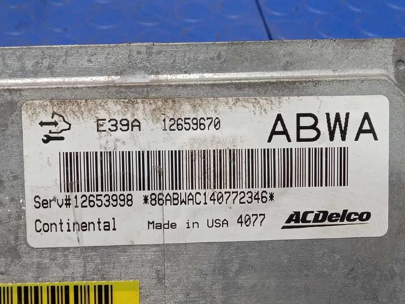 2014-2015 Cadillac CTS 2.0L Electronic Control Module ECU ECM PCM OEM 12653998