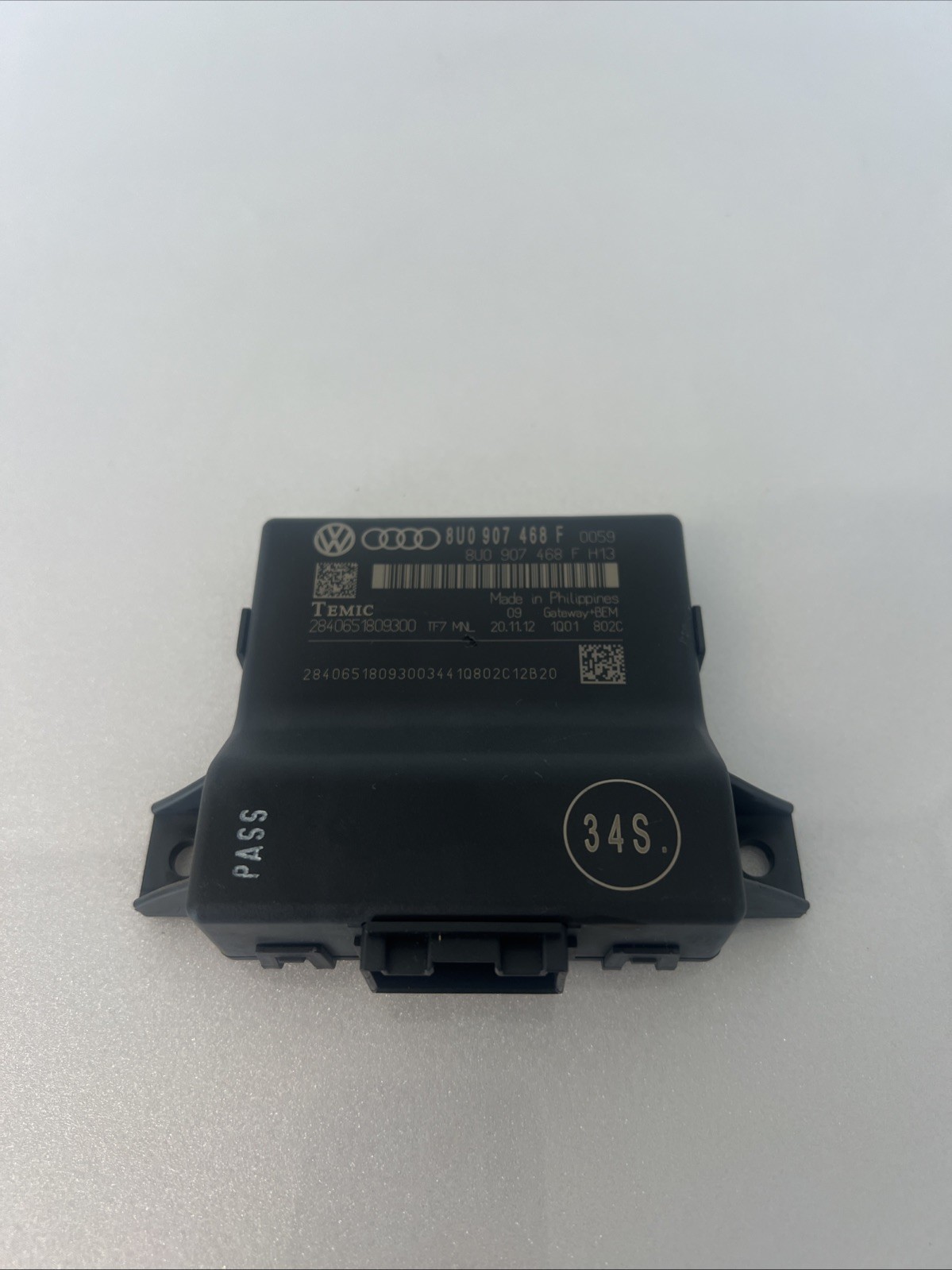 AUDI A1 8X – Control Unit CAN BUS Module Gateway – 8U0907468F