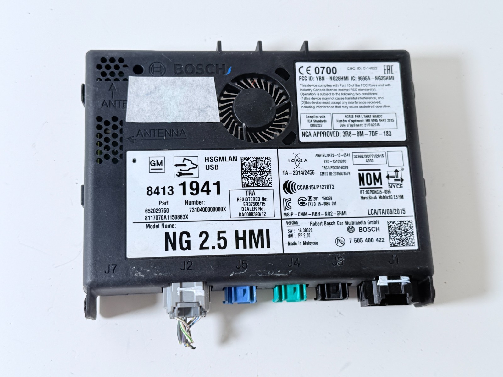 2017 CHEVROLET CRUZE HMI MULTIMEDIA INTERFACE CONTROL MODULE | OEM 84131941