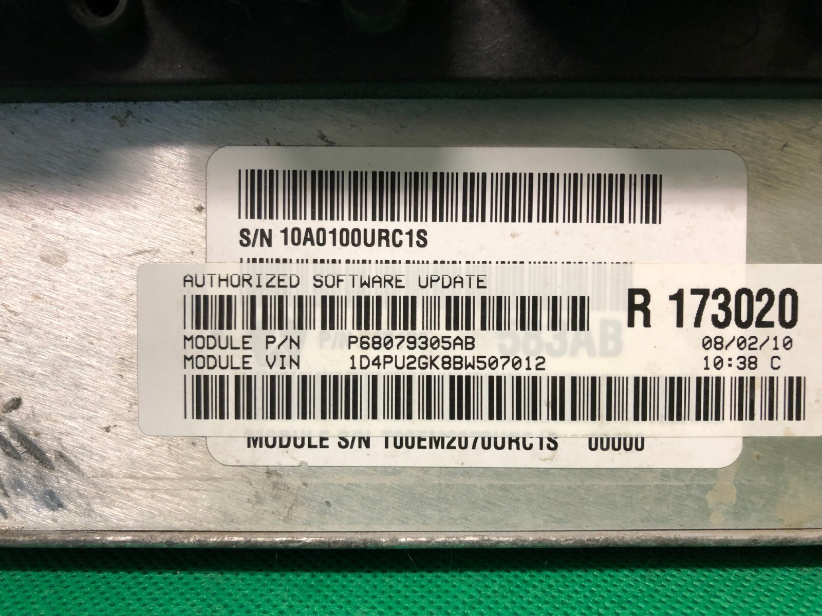 PROGRAMMED VIN PLUG & PLAY 11 DODGE NITRO 3.7 PCM ECU ECM P68079305AB