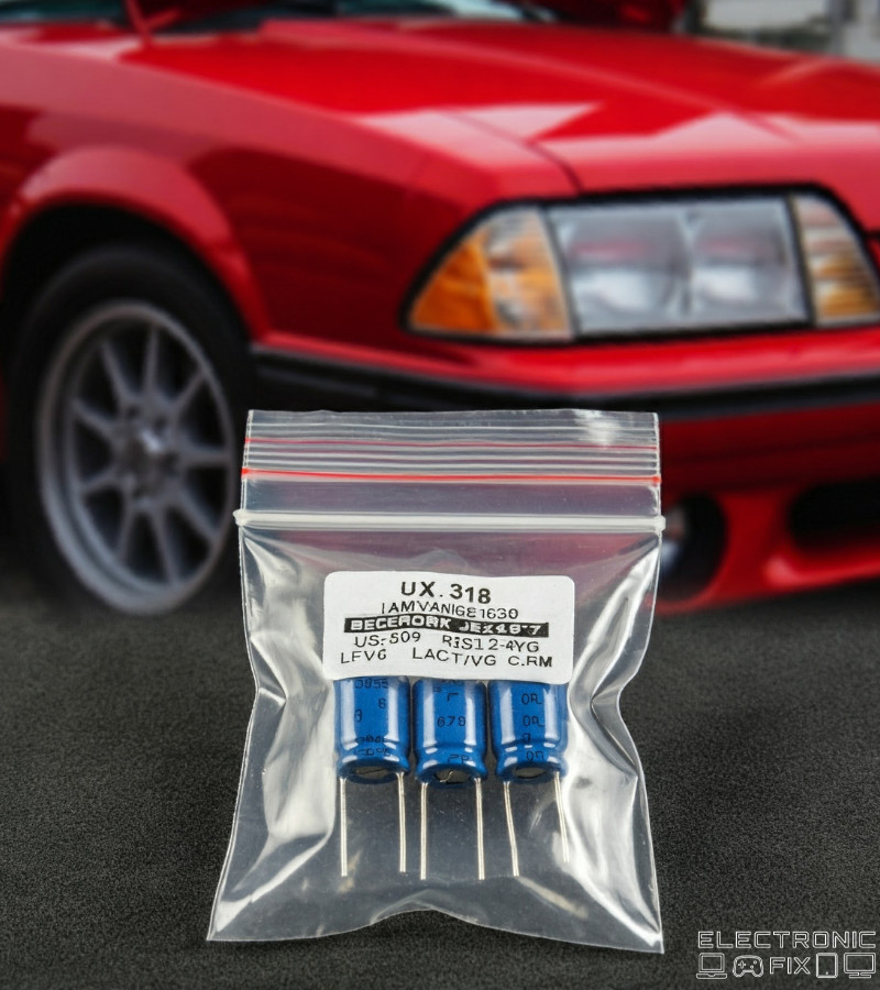 89-93 Mustang Fox Body 5.0 Computer Capacitor Repair Kit A9L A9M A9P C3W PCM ECU