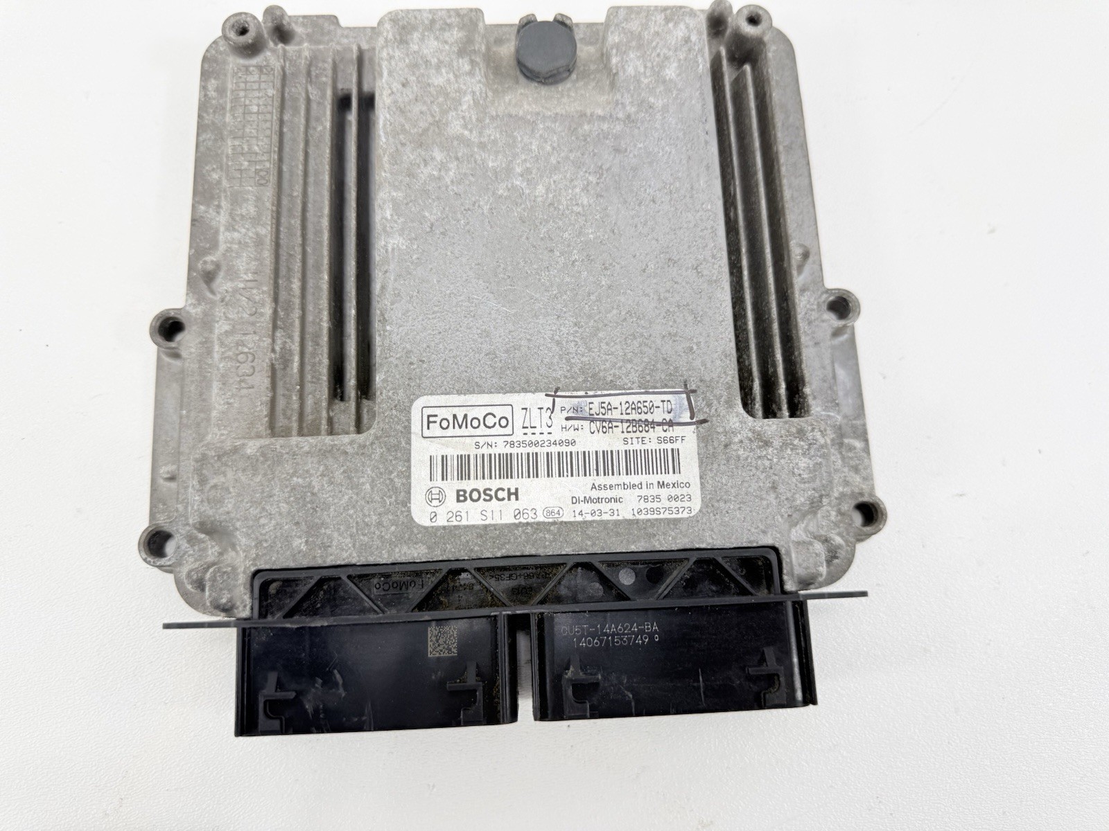 2013-2016 ESCAPE 1.6L ENGINE COMPUTER CONTROL MODULE UNIT ECU ECM DJ5A-12A650-BK