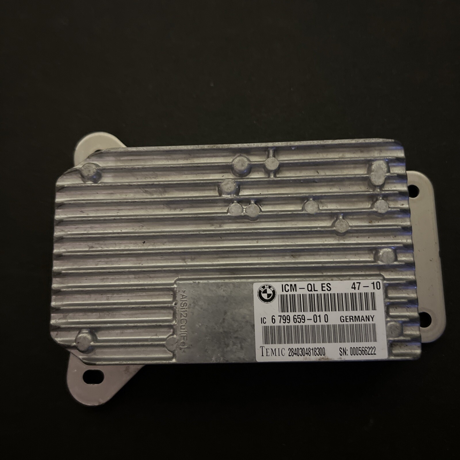 BMW 5 SERIES F10 F11 2.0 DIESEL ICM CONTROL MODULE 2011 6799659