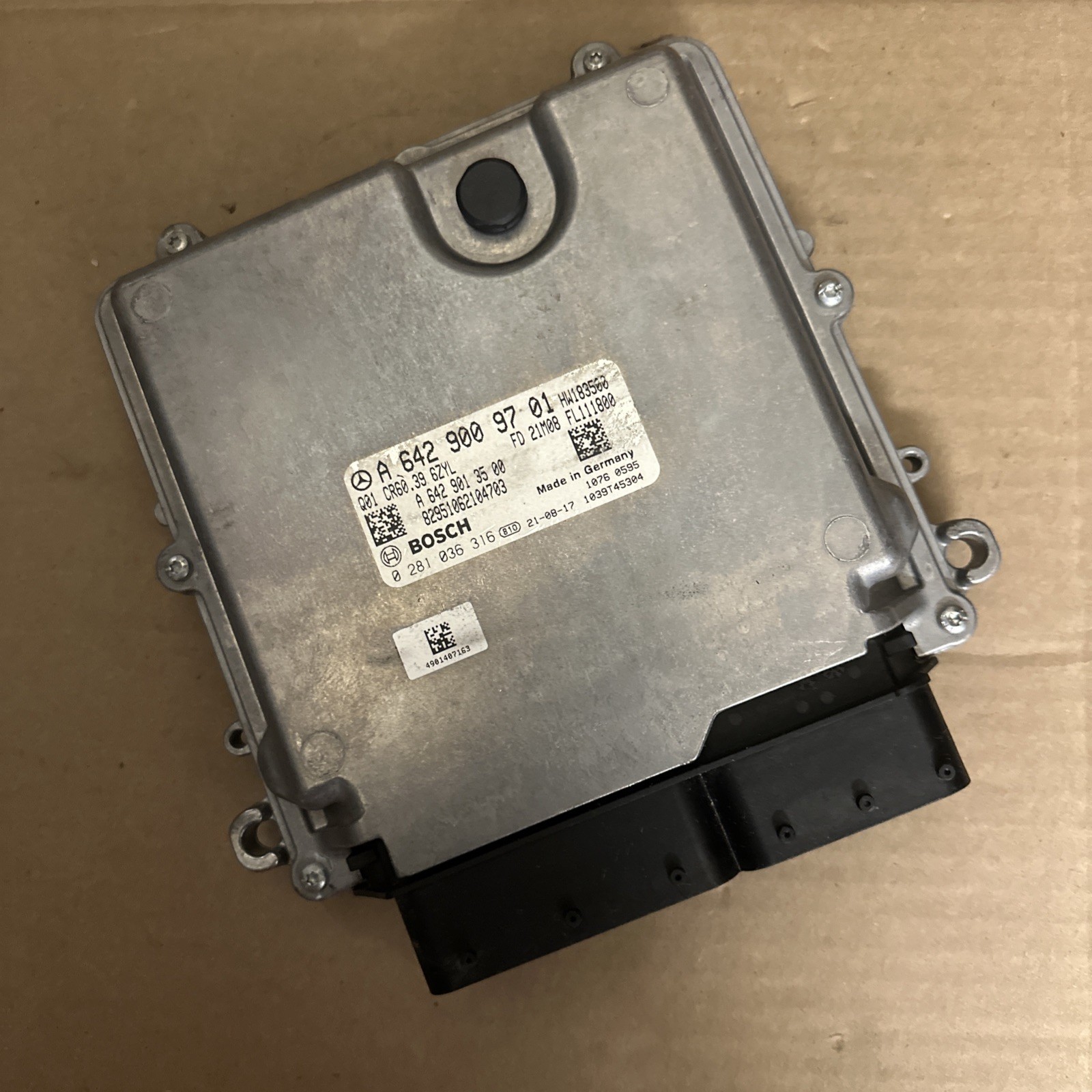 10 11 12 13 14 15 16 17 18 Mercedes Sprinter 3.0l Ecm A64219009701 Oem Bosch