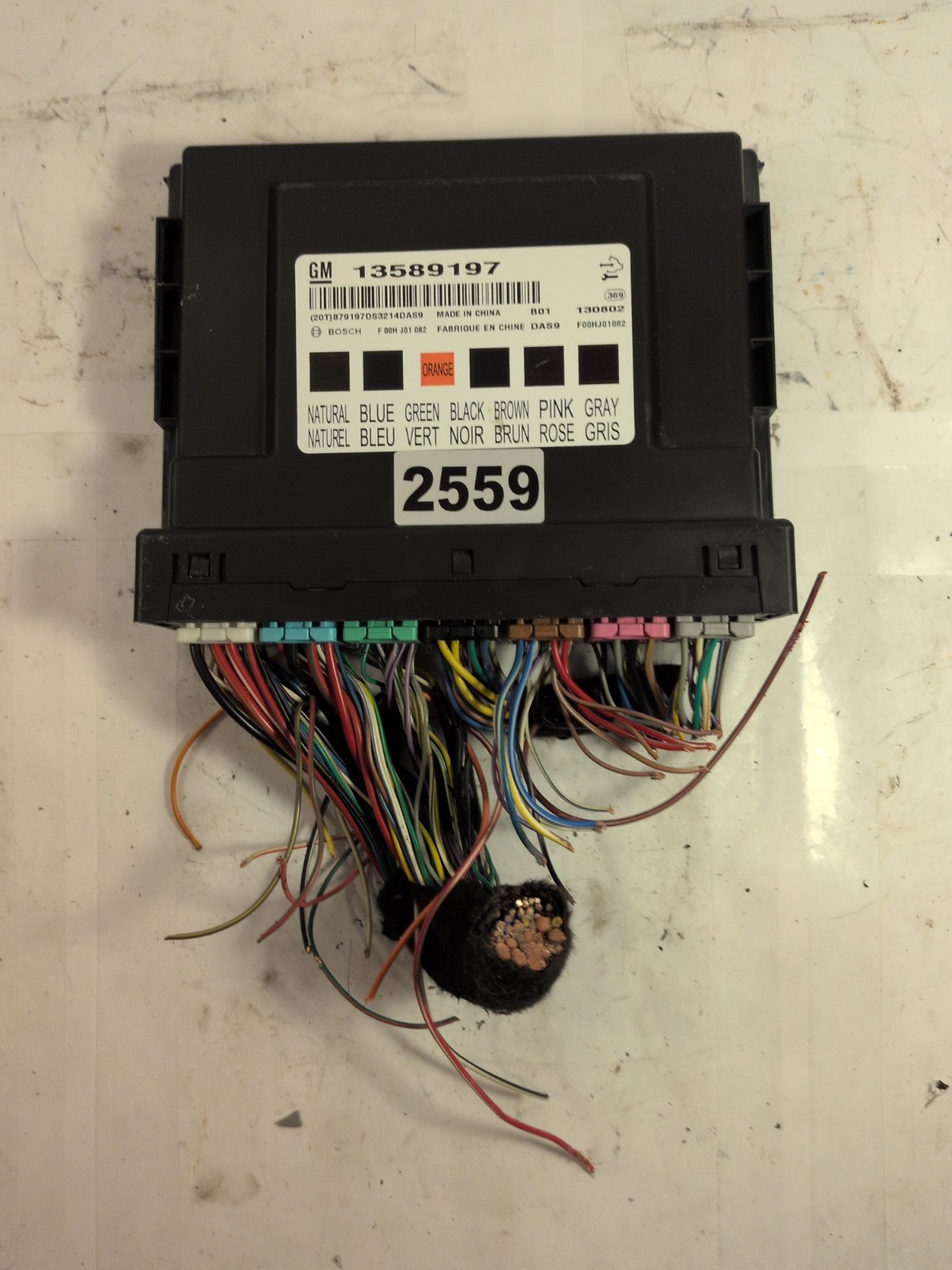 2014 Chevrolet Chevy Spark BCM Body Control Module 13589197 F00HJ01082 Used