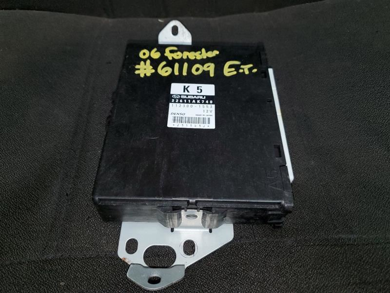 Engine ECM Electronic Control Module Automatic Fits 06 FORESTER ID 22611AK740