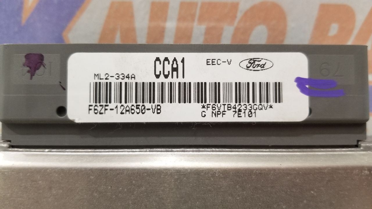 97 FORD MUSTANG SVT COBRA CONVERTIBLE 4.6L ECM ENGINE CONTROL MODULE F6ZF12A650V