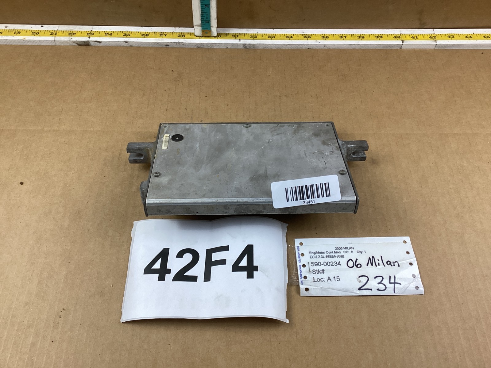 2006-2007 Mercury Milan Engine Computer Control Module ECM ECU 590-00234 OEM