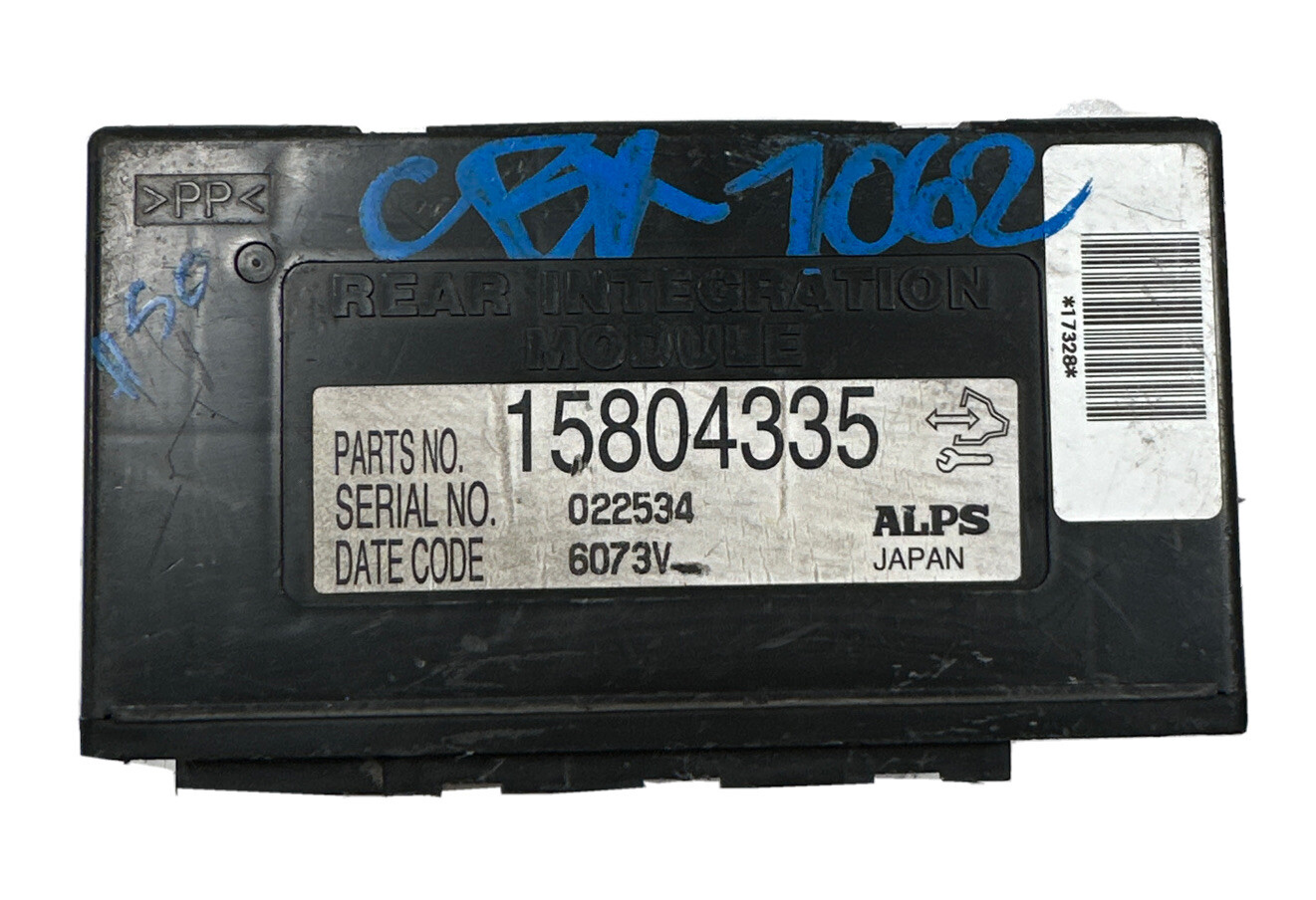 2005-2011 Cadillac STS Rear Body Control Module Integration BCM BCU 15804335 OEM