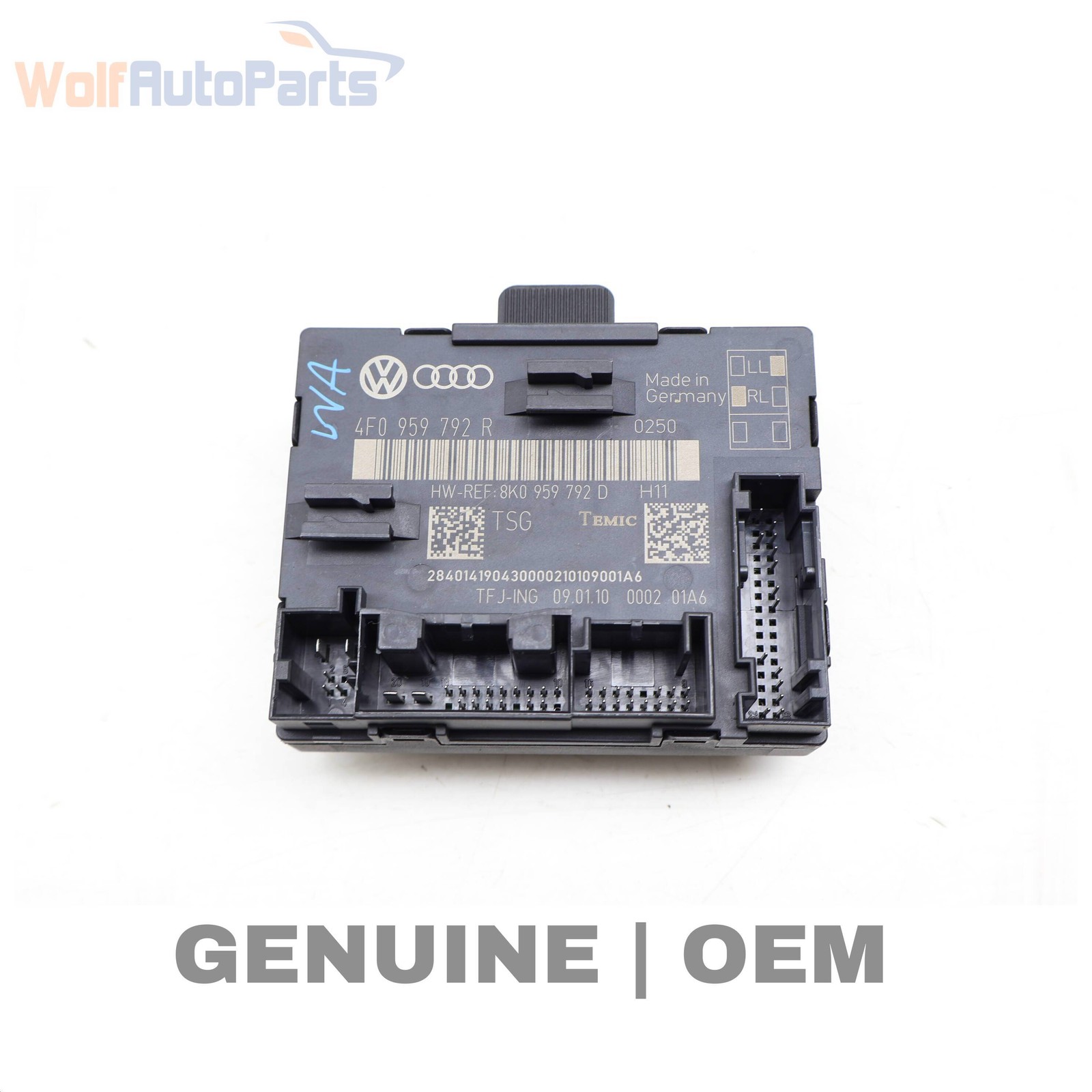 2009-2011 AUDI S6 – Front Right DOOR / Window Control Module 4F0959792R