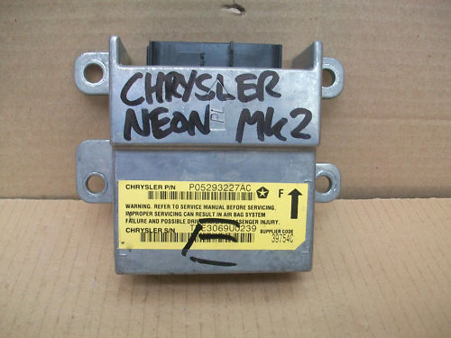 CHRYSLER NEON 2000 MK2 SRS ECU MODULE P05293227AC