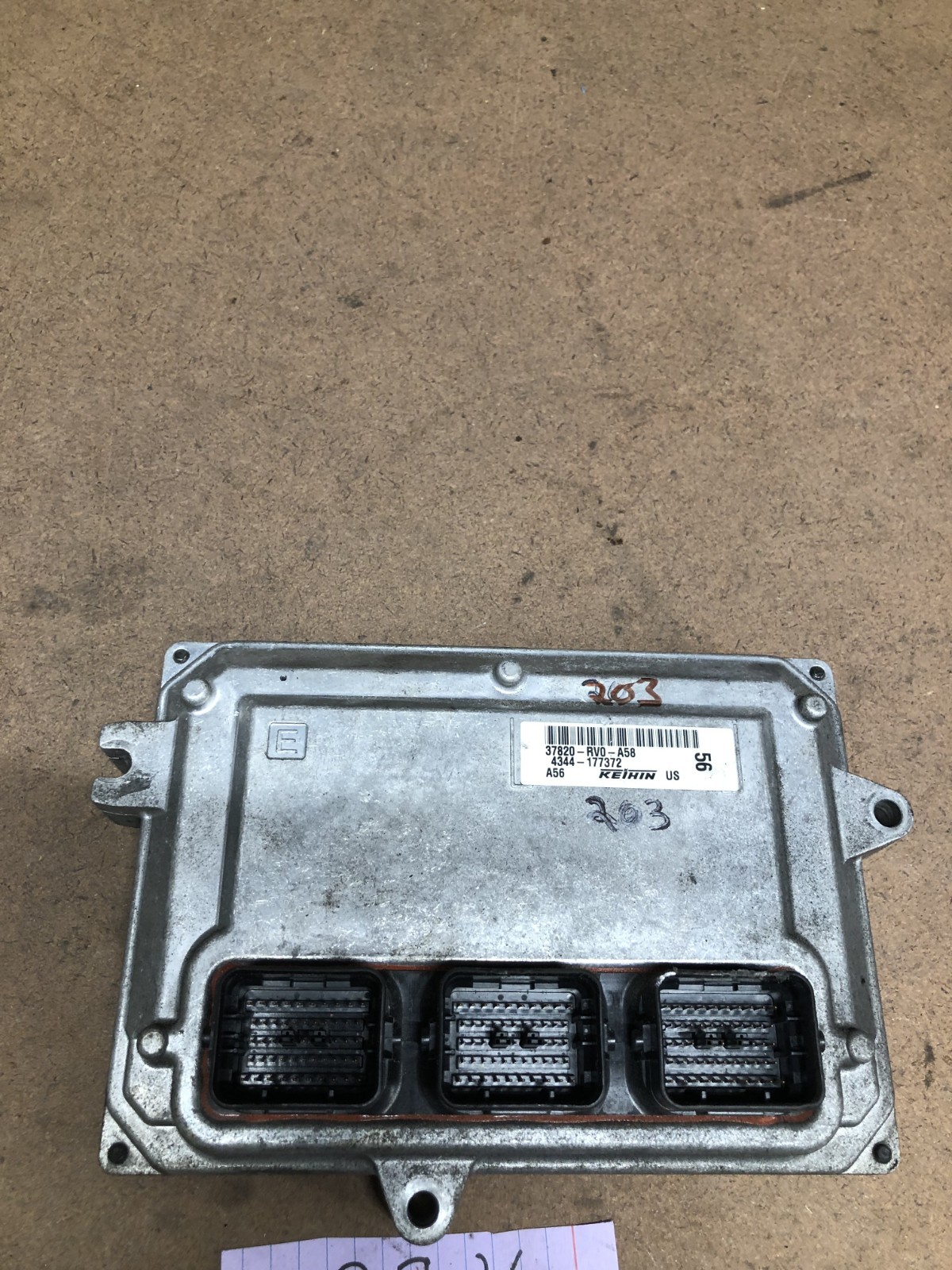 11-13 Honda Odyssey 3.5L Engine Computer Control Module Ecm 37820-RV0-A58
