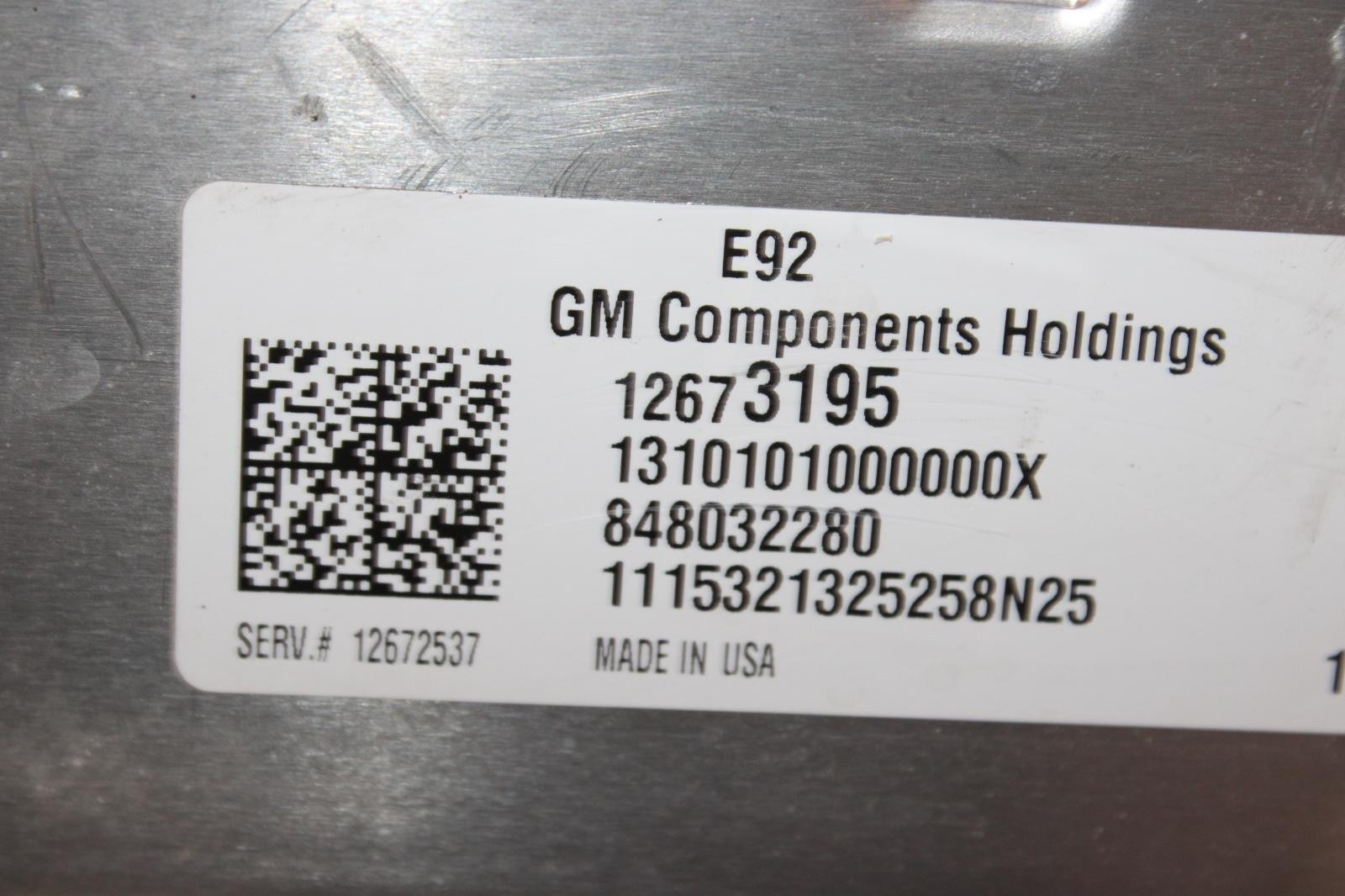 15-16 Suburban 1500 5.3L Engine Control Module ECM ECU Computer PCM PCU OE WTY
