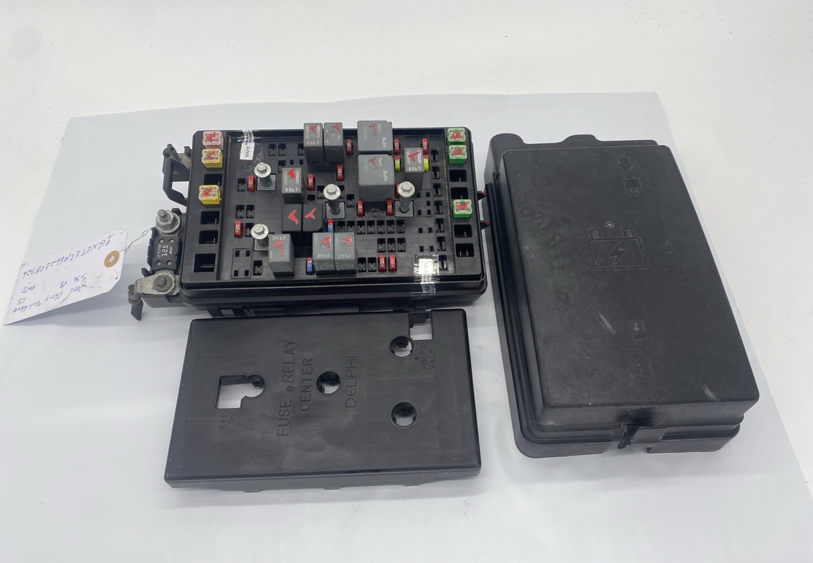 05 CHEVY TRAILBLAZER 5.3 V8 RAINIER ENGINE BAY FUSE RELAY BOX 15141559AB OEM
